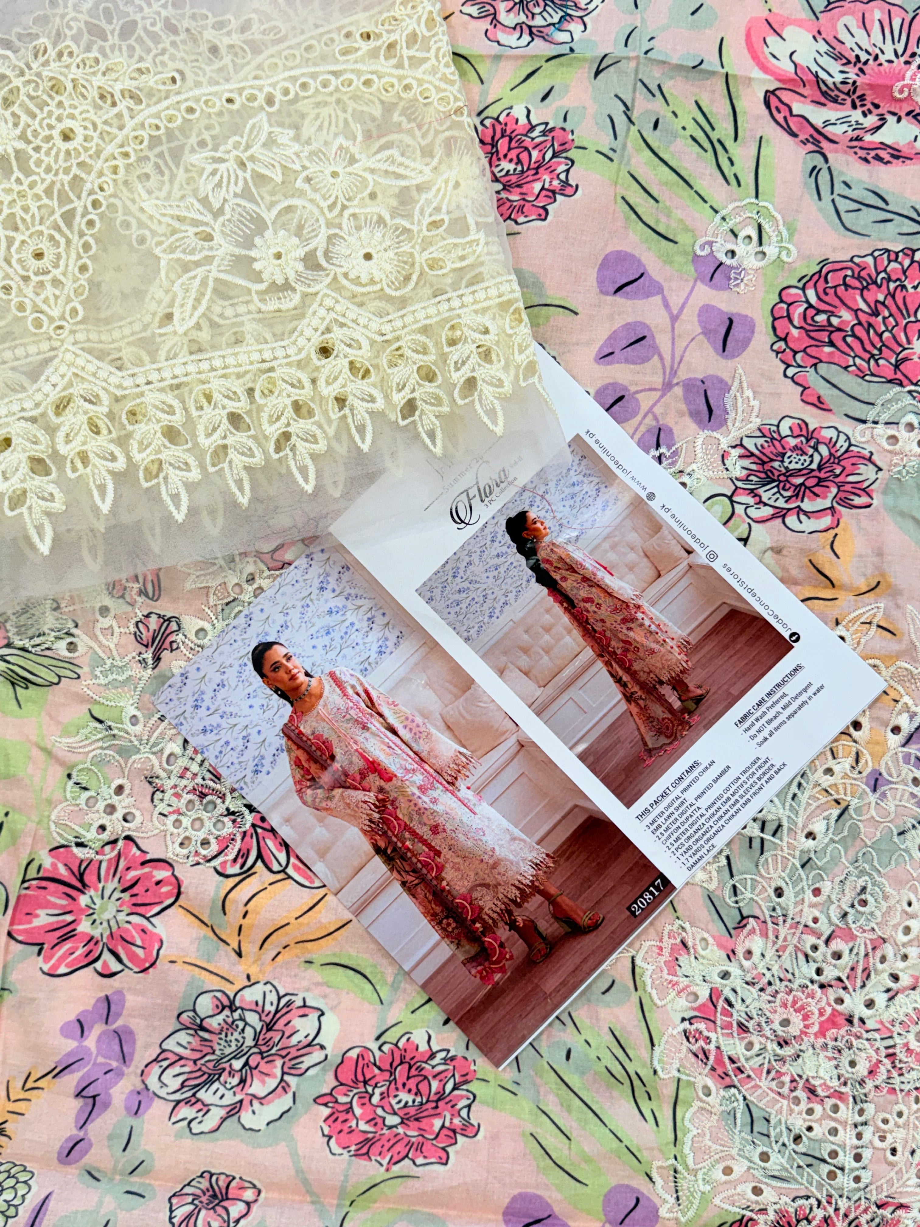 JADA FLORA LAWN SUIT 2 Q