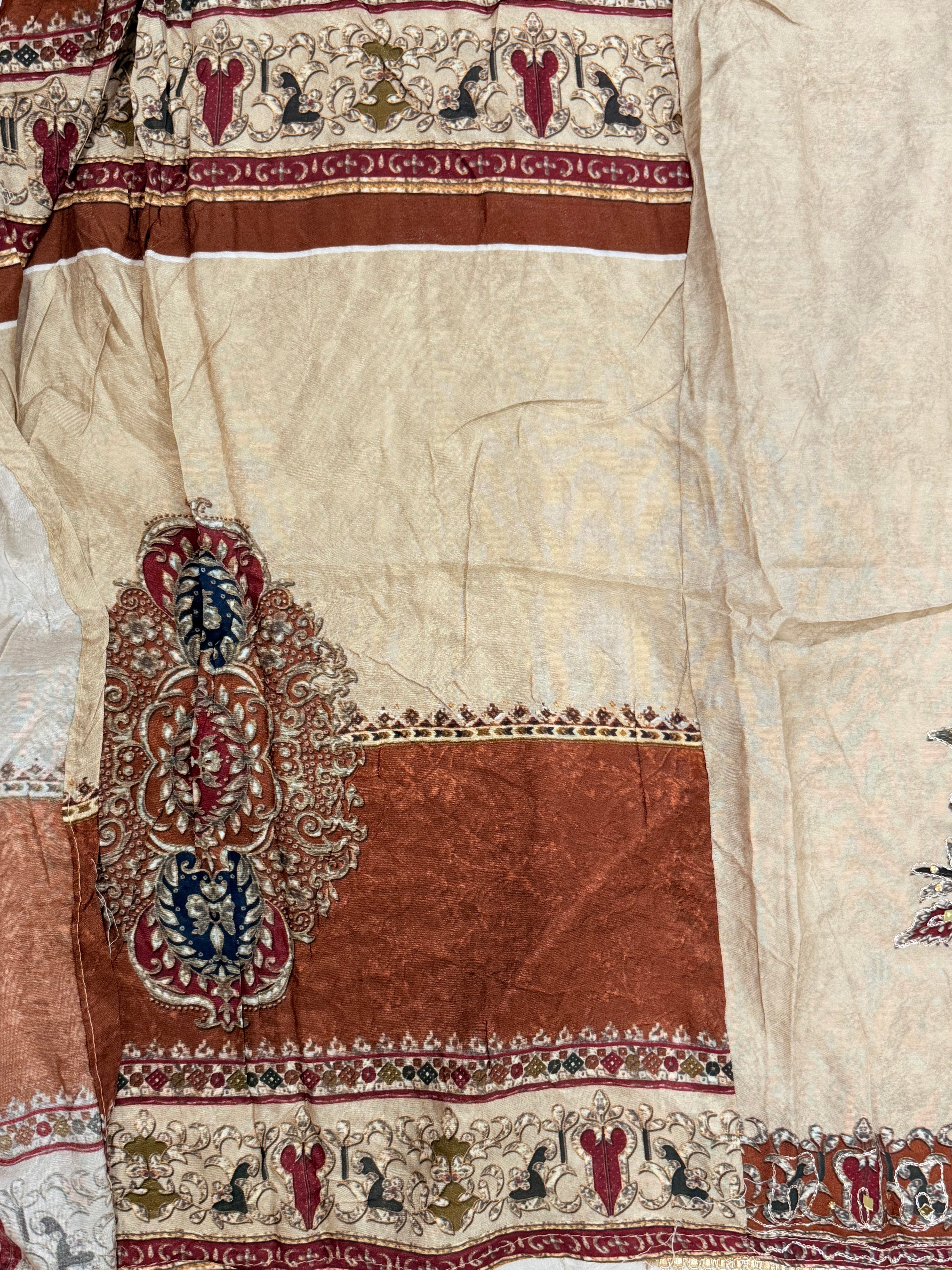 MUSLIN HAND EMBROIDERY SUIT 3 Q