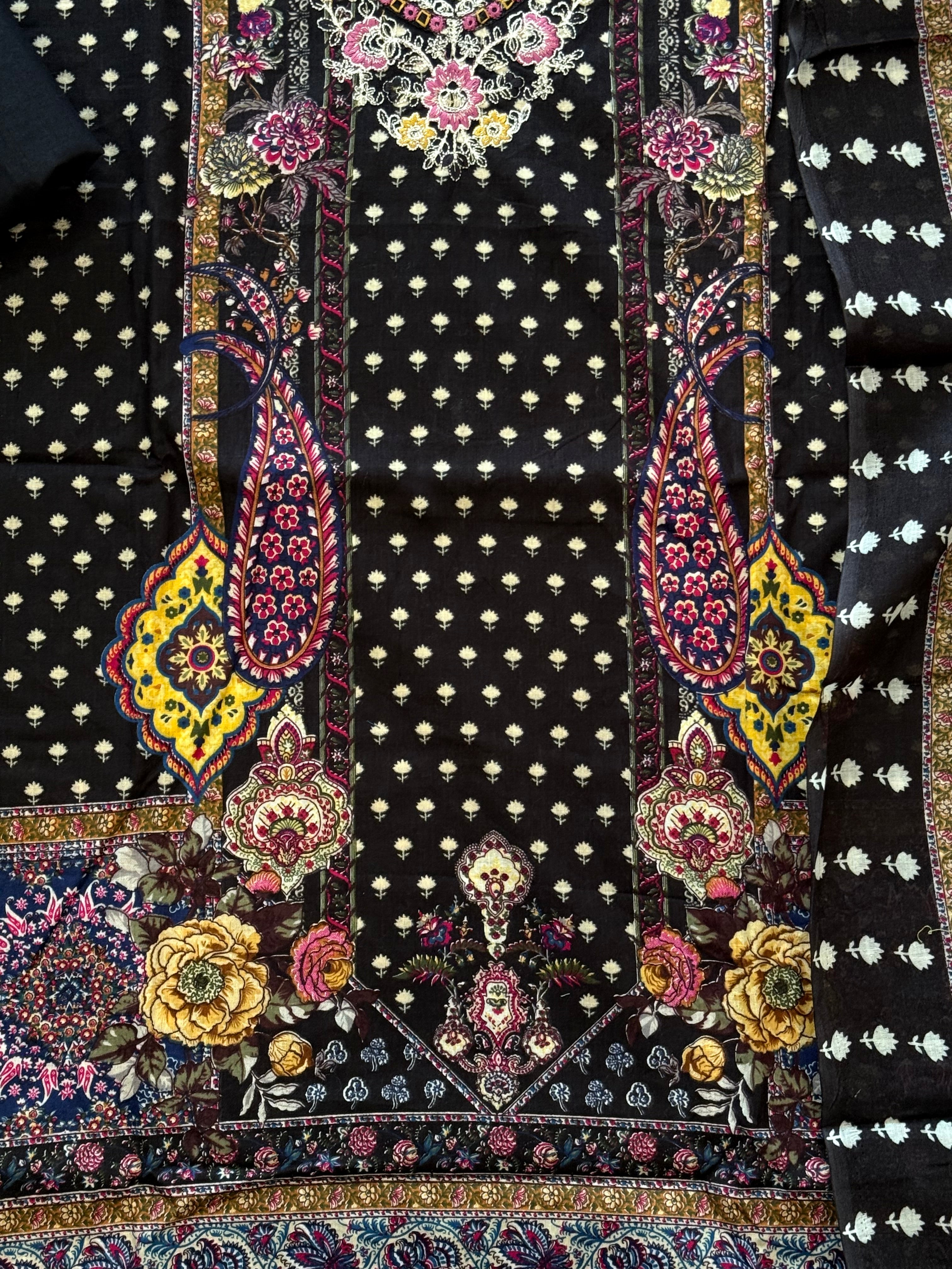 RANGREZ LAWN COTTON EMBROIDERY 4 Q