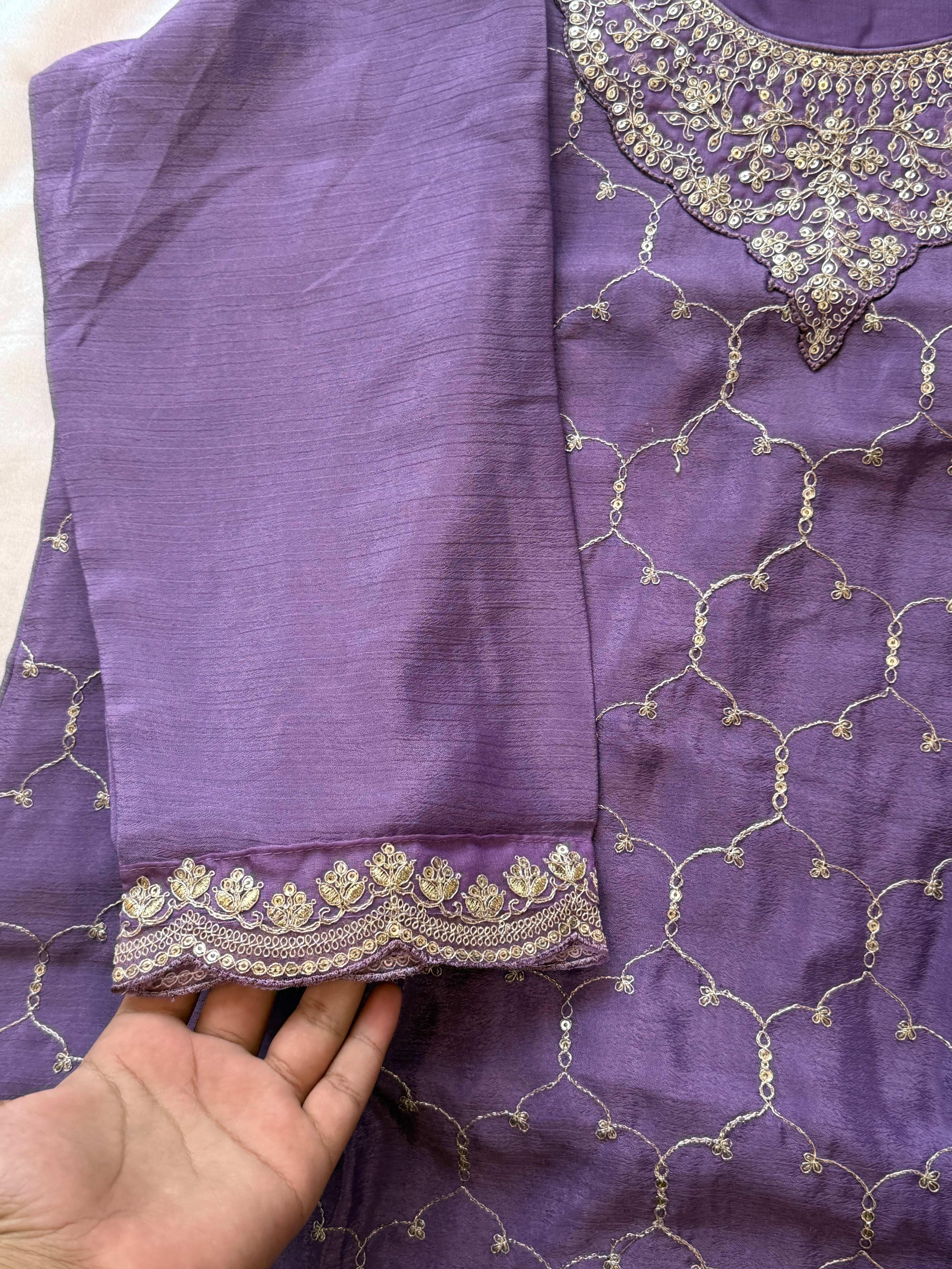 RAHI CHINNON SILK READYMADE SUIT