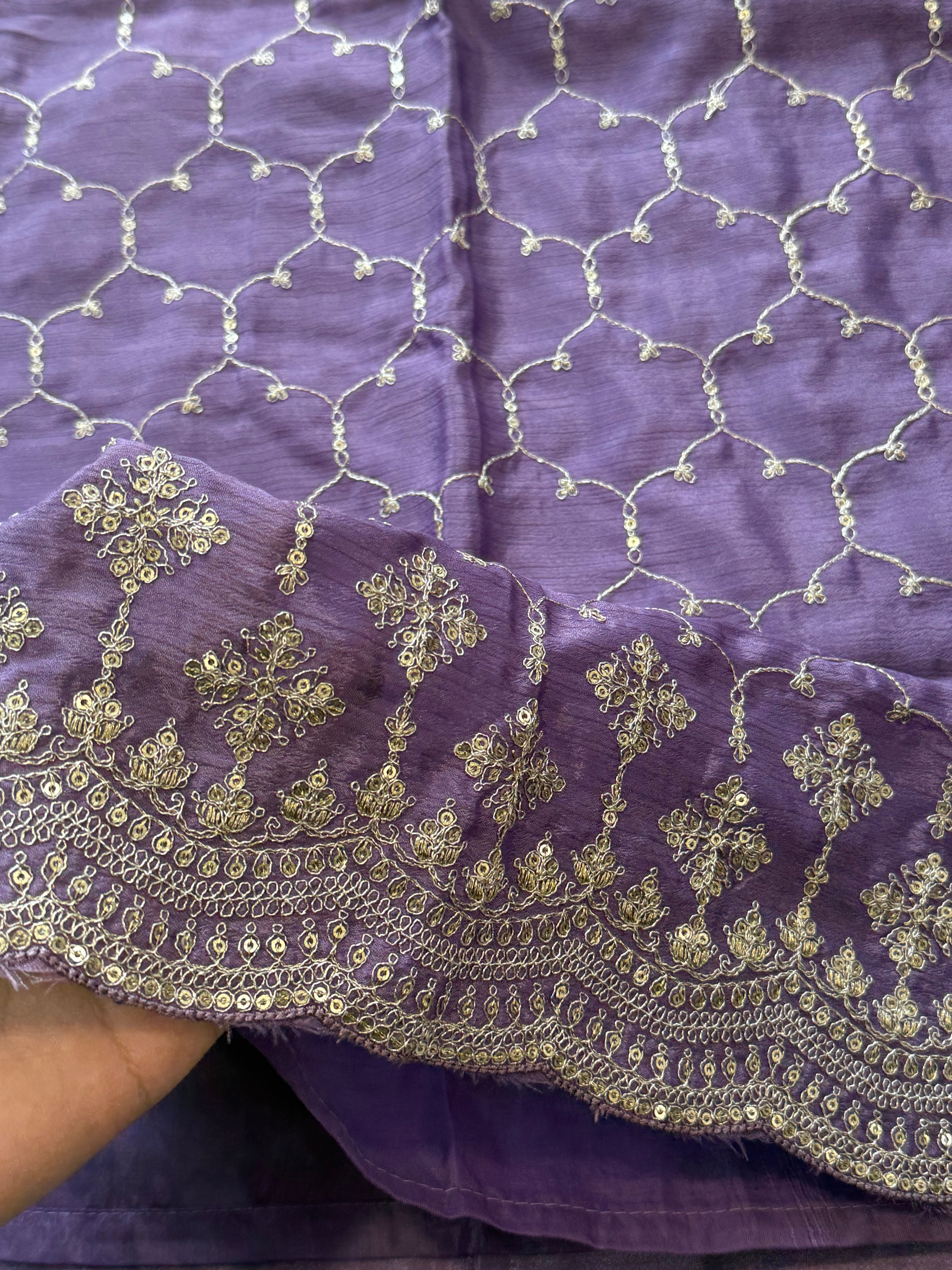 RAHI CHINNON SILK READYMADE SUIT