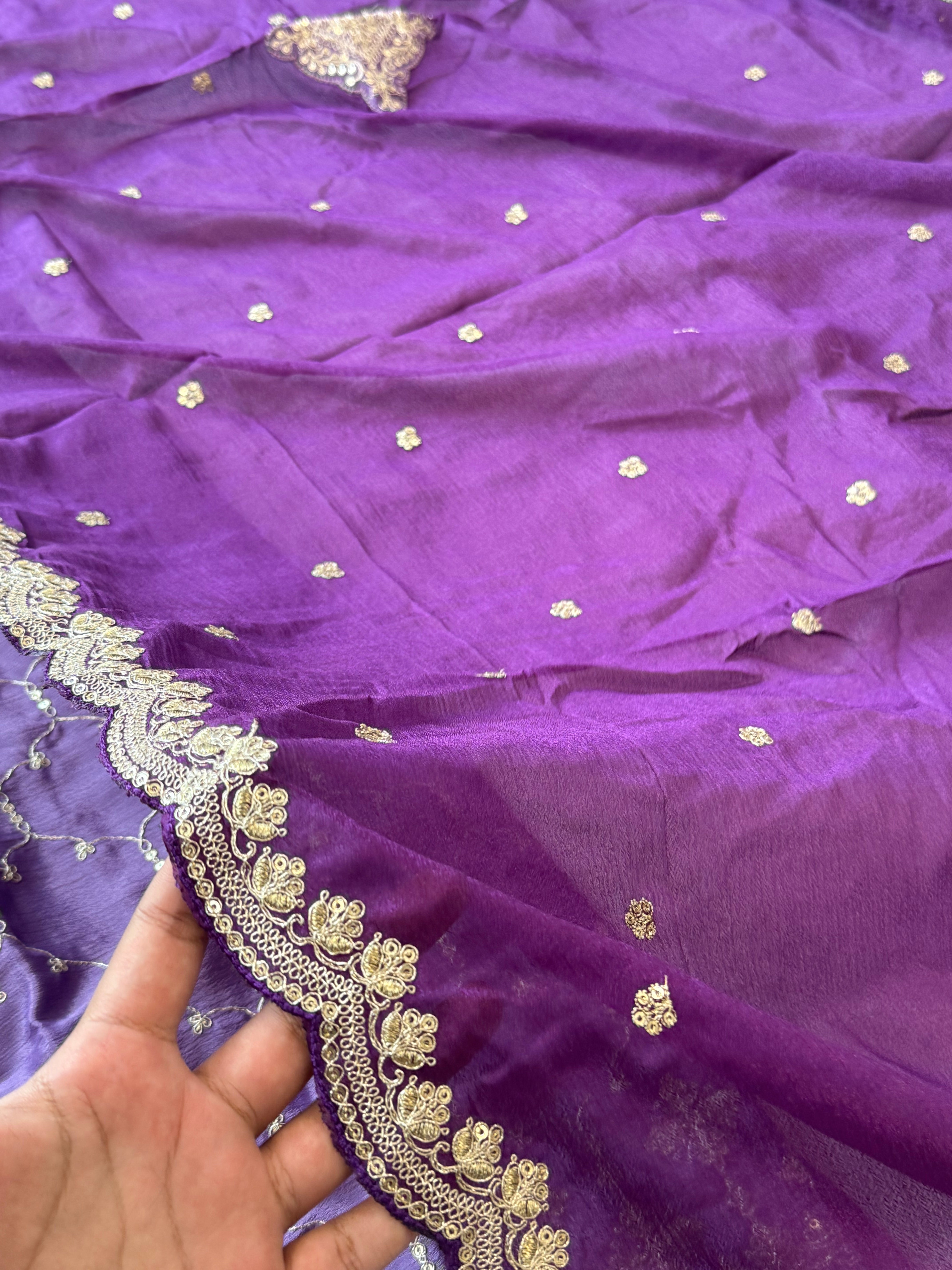 RAHI CHINNON SILK READYMADE SUIT