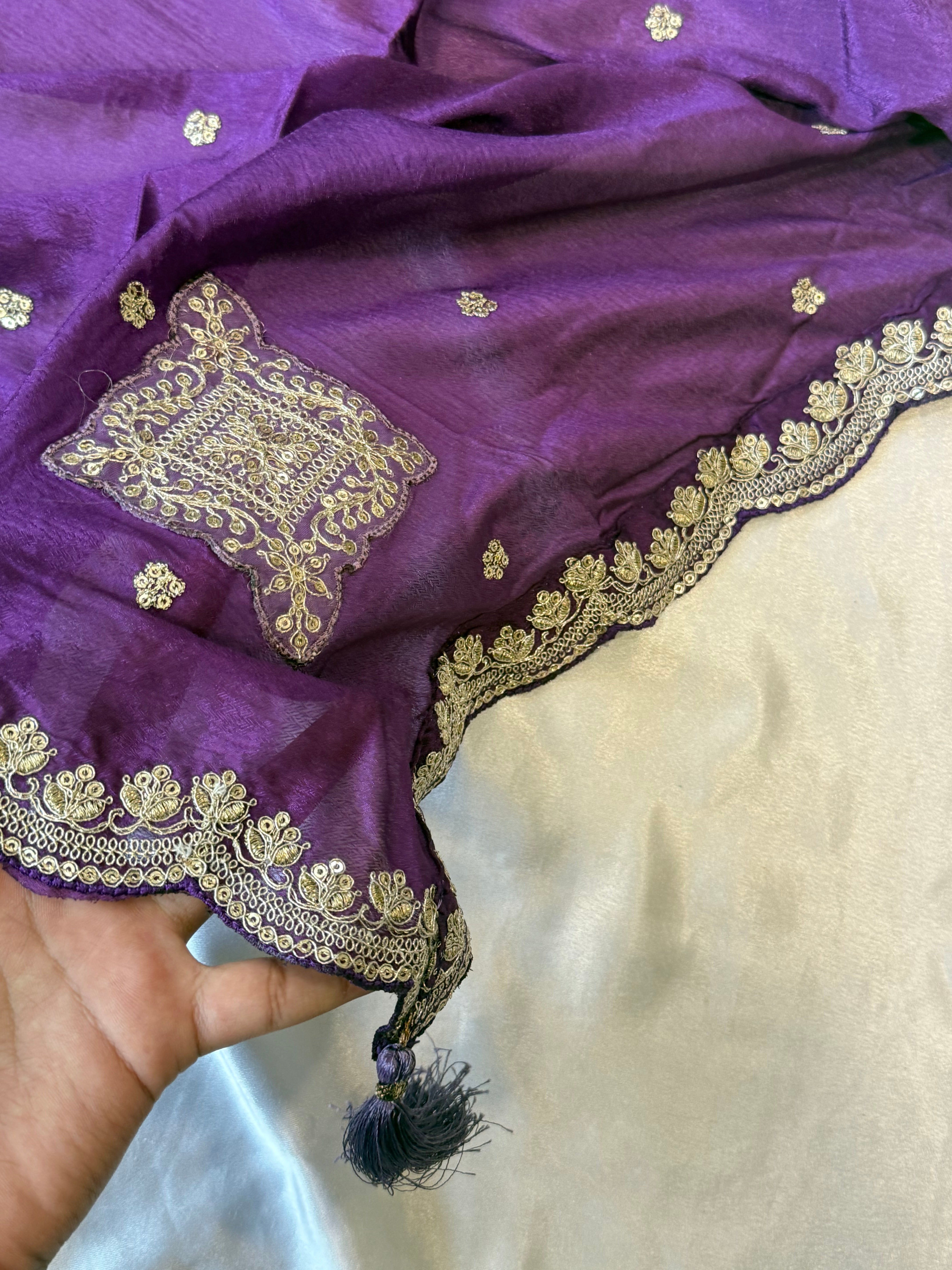 RAHI CHINNON SILK READYMADE SUIT