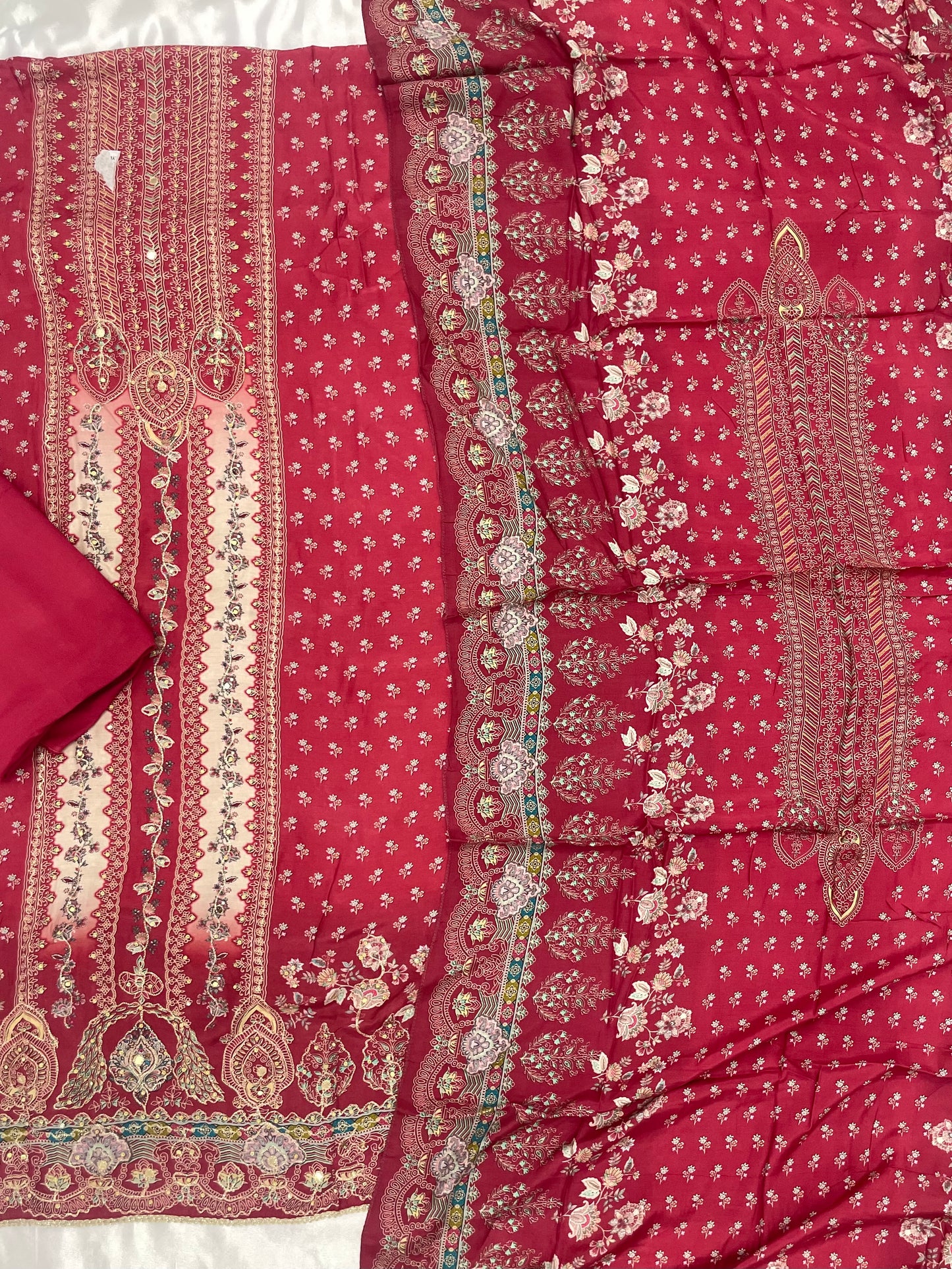 MUMTAZ MUSLIN EMBROIDERY SUIT 4 Q
