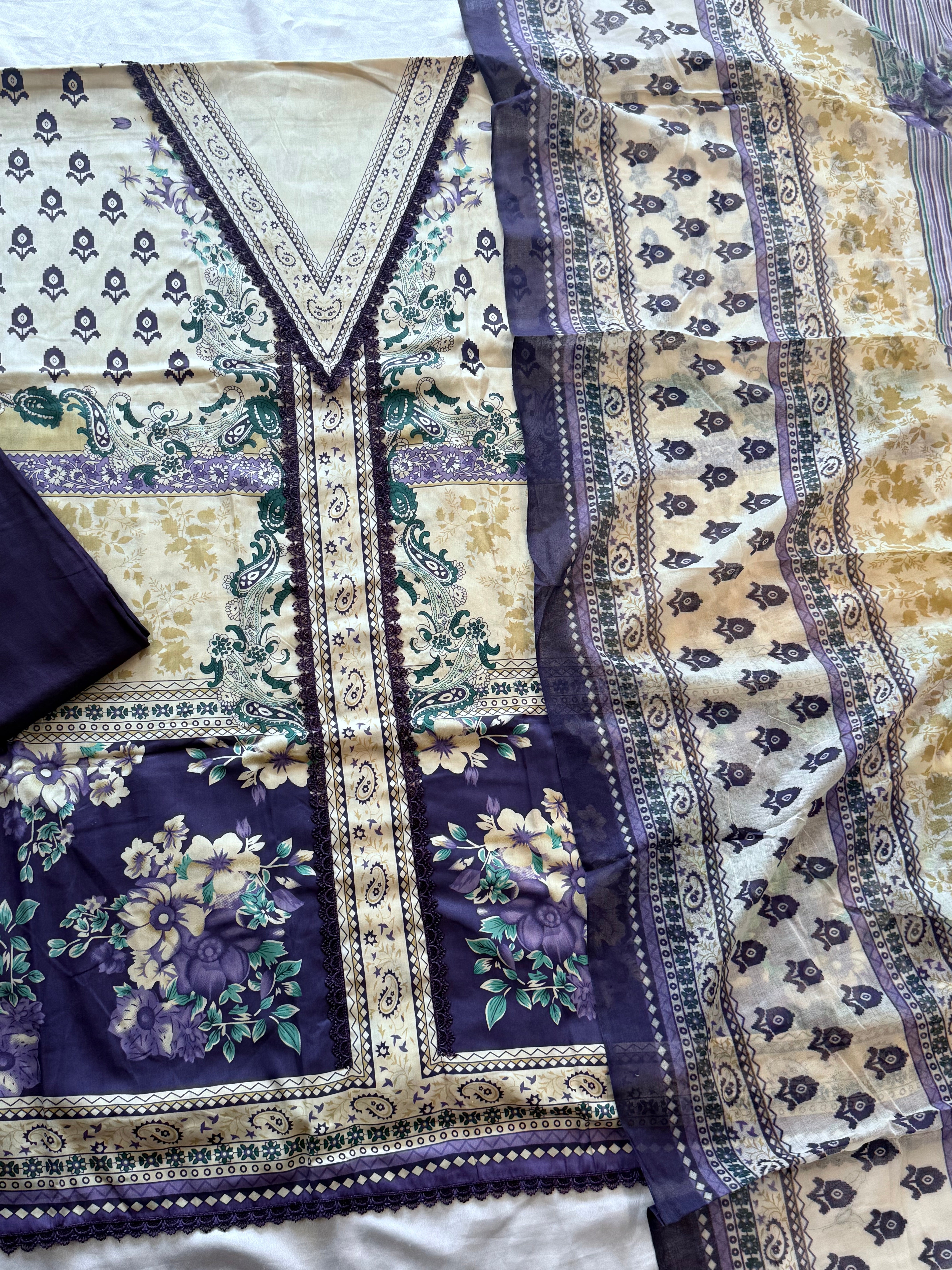 ROZANA PURE COTTON SUIT 28