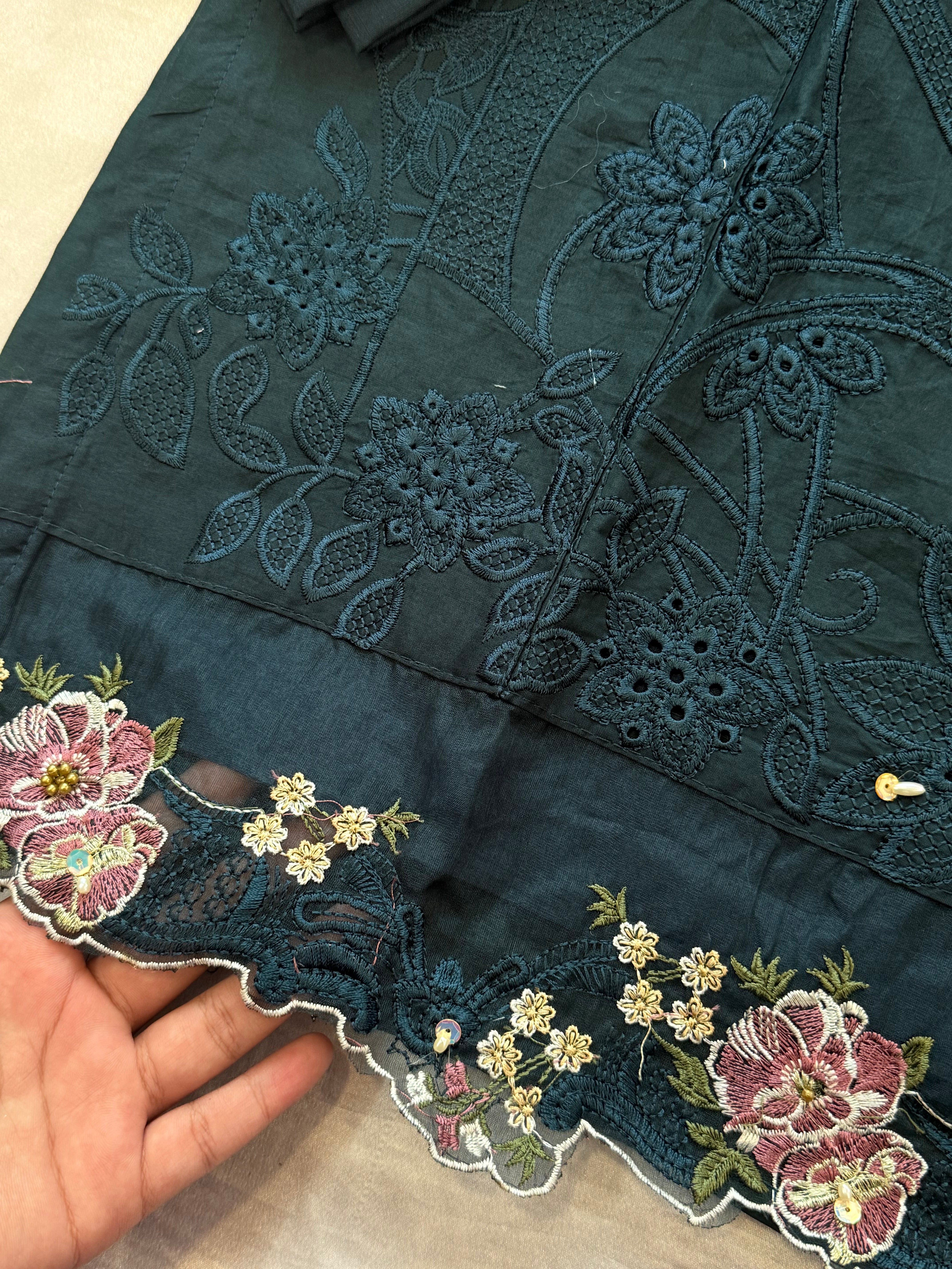 YUMNA GREEN READYMADE SUIT