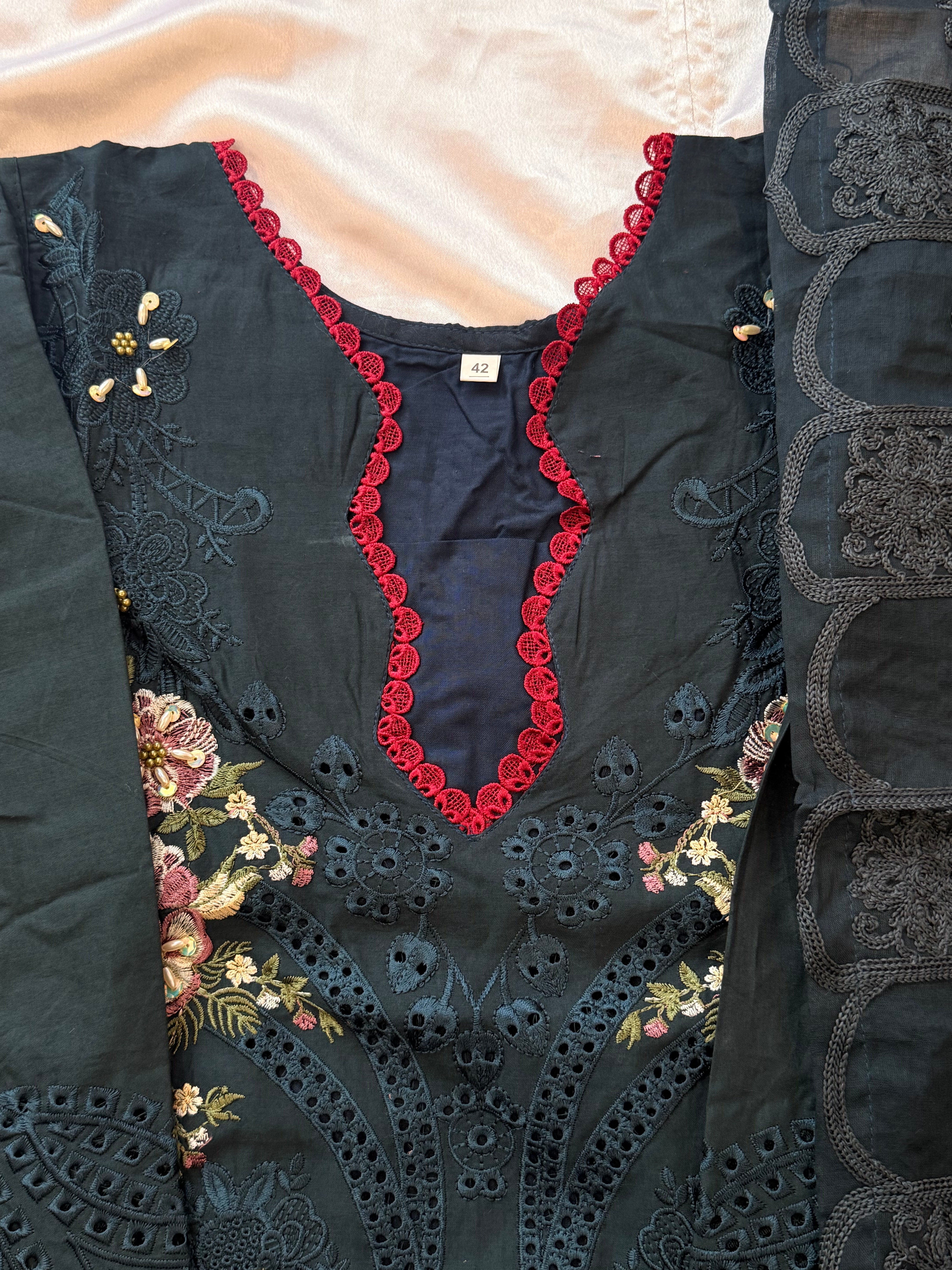 YUMNA GREEN READYMADE SUIT