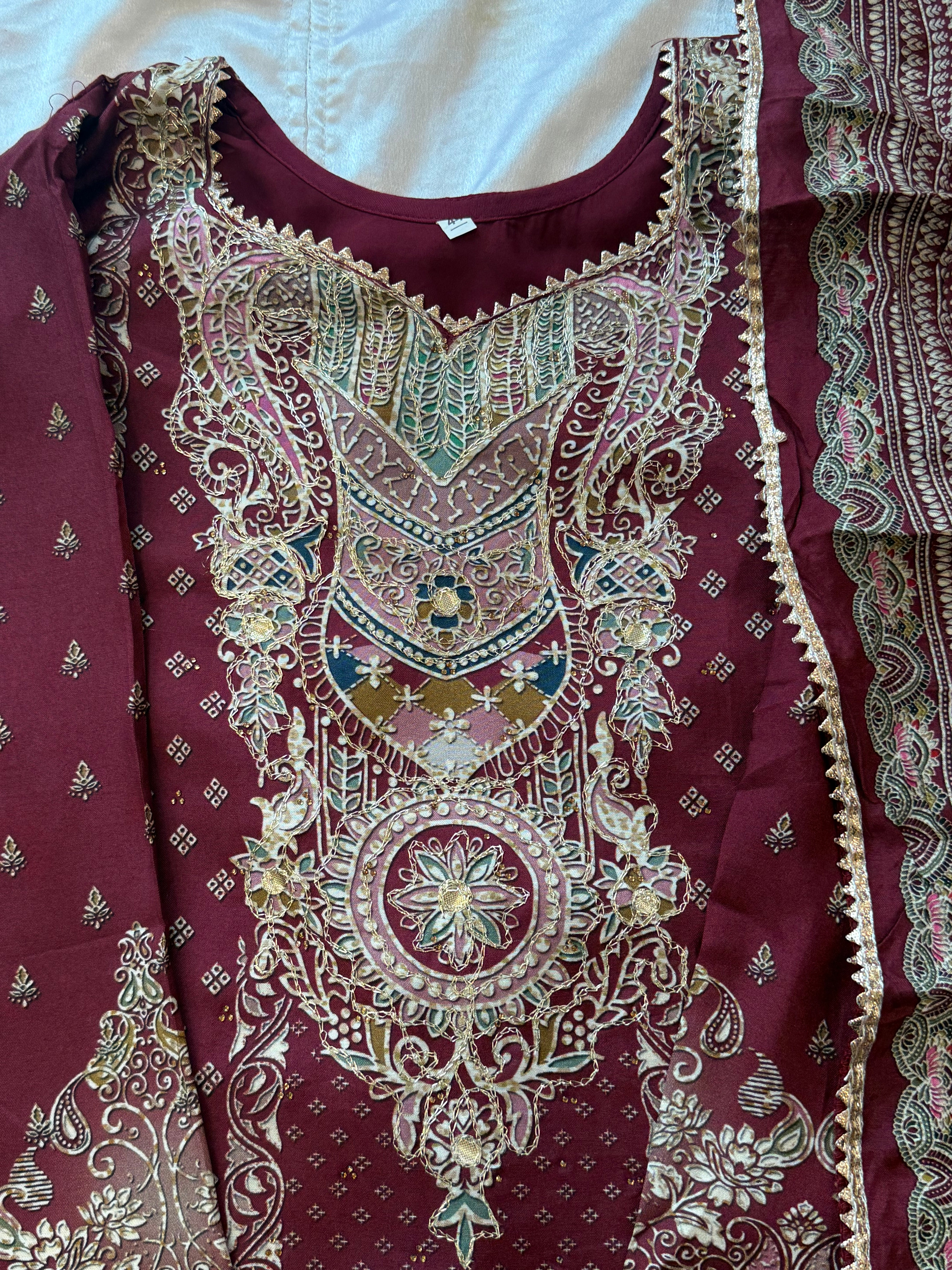 HARSHA MUSLIN READYMADE SUIT 10