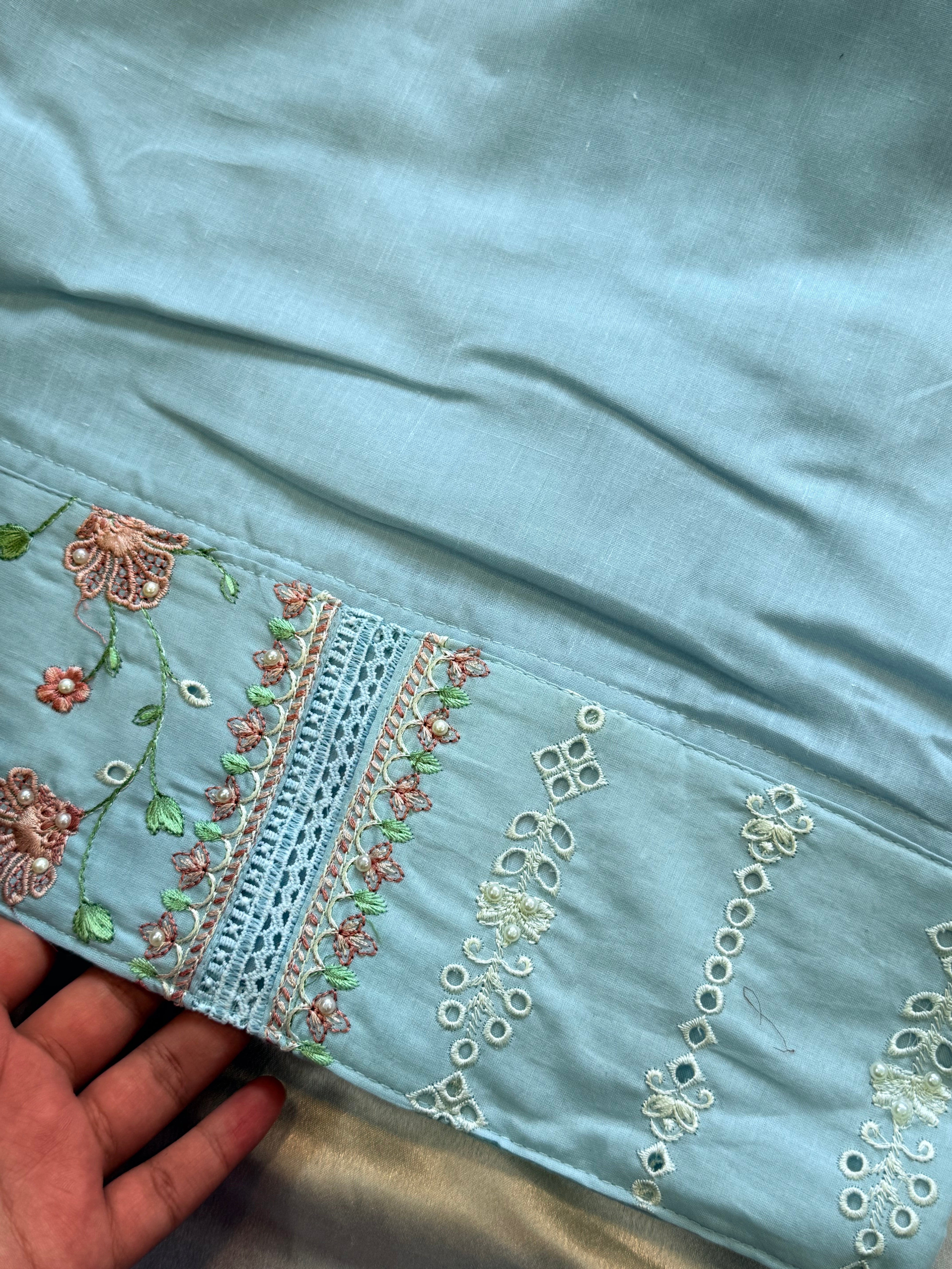 RAHI PURE COTTON SHALWAR SUIT  1 Q