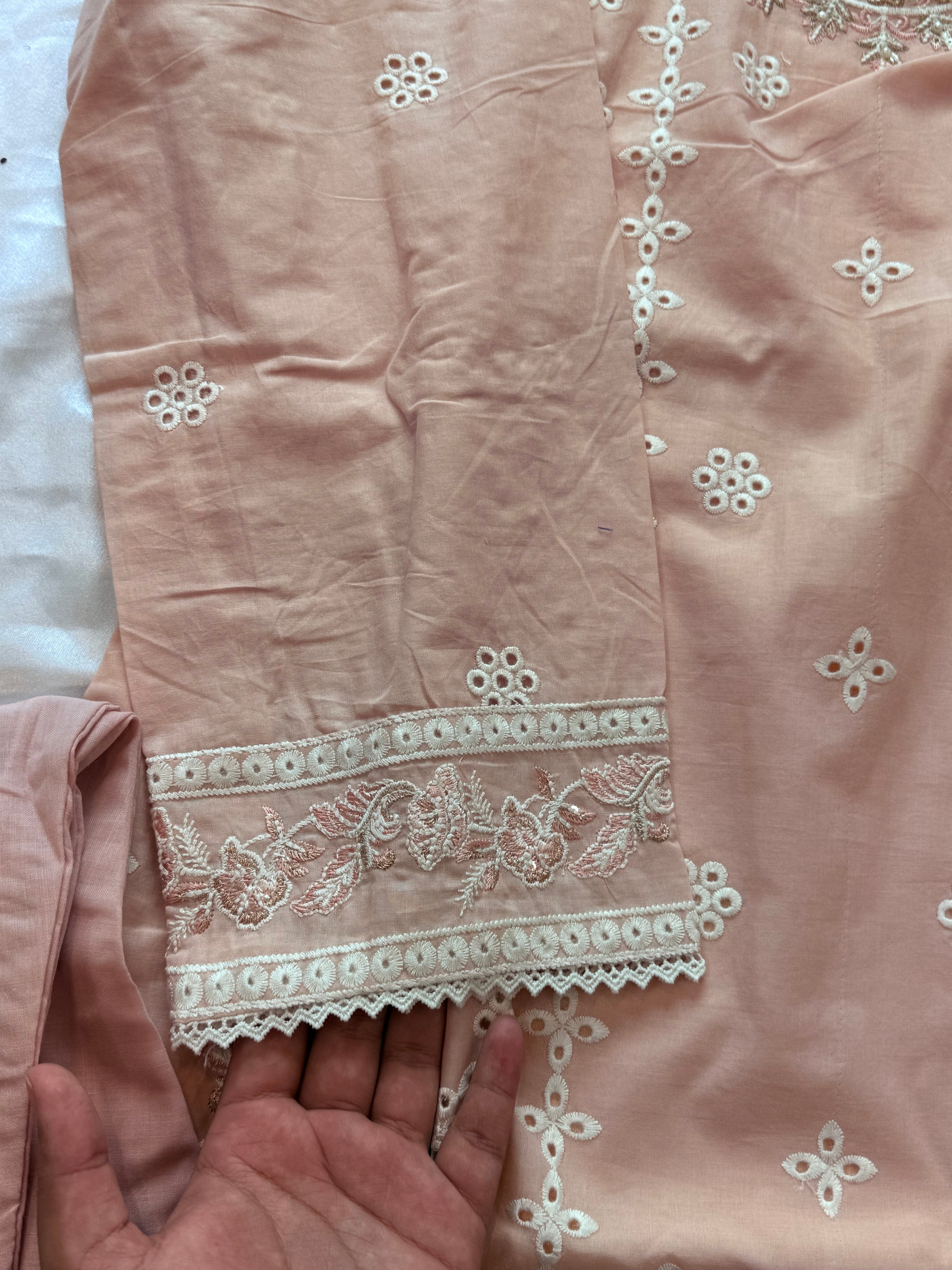 RAHI PURE COTTON EMBROIDERY SUIT 5 Q