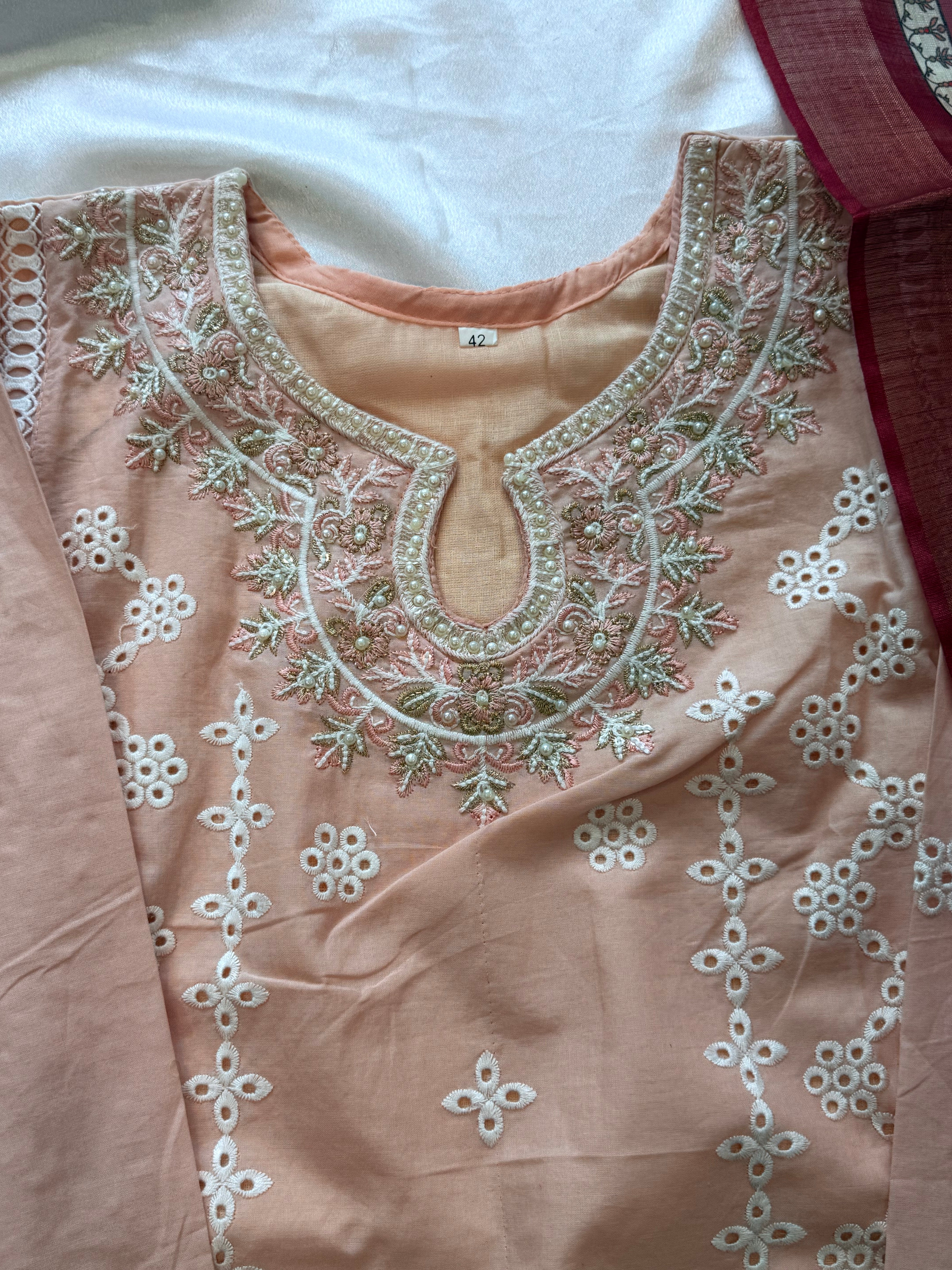 RAHI PURE COTTON EMBROIDERY SUIT 5 Q