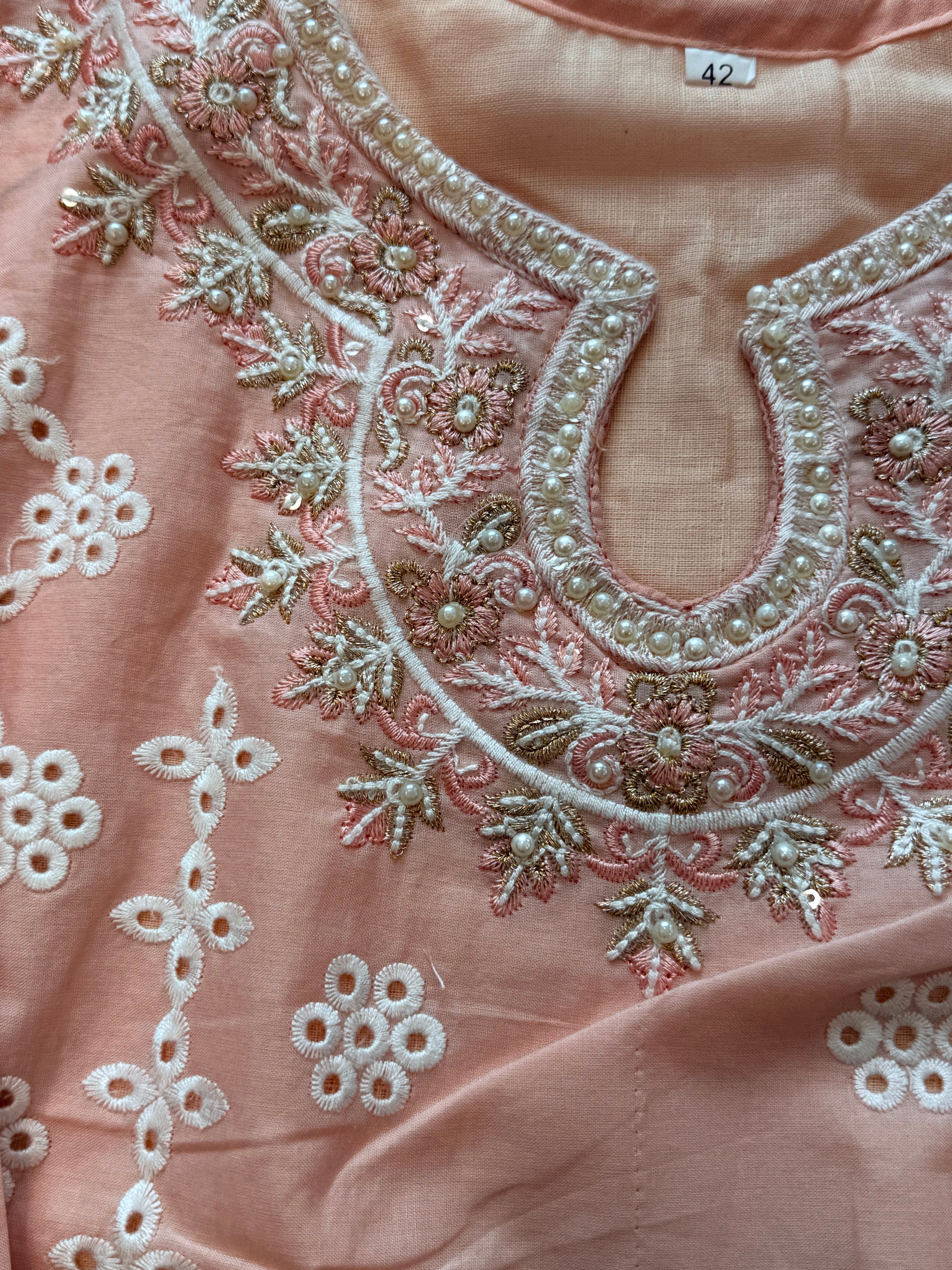 RAHI PURE COTTON EMBROIDERY SUIT 5 Q