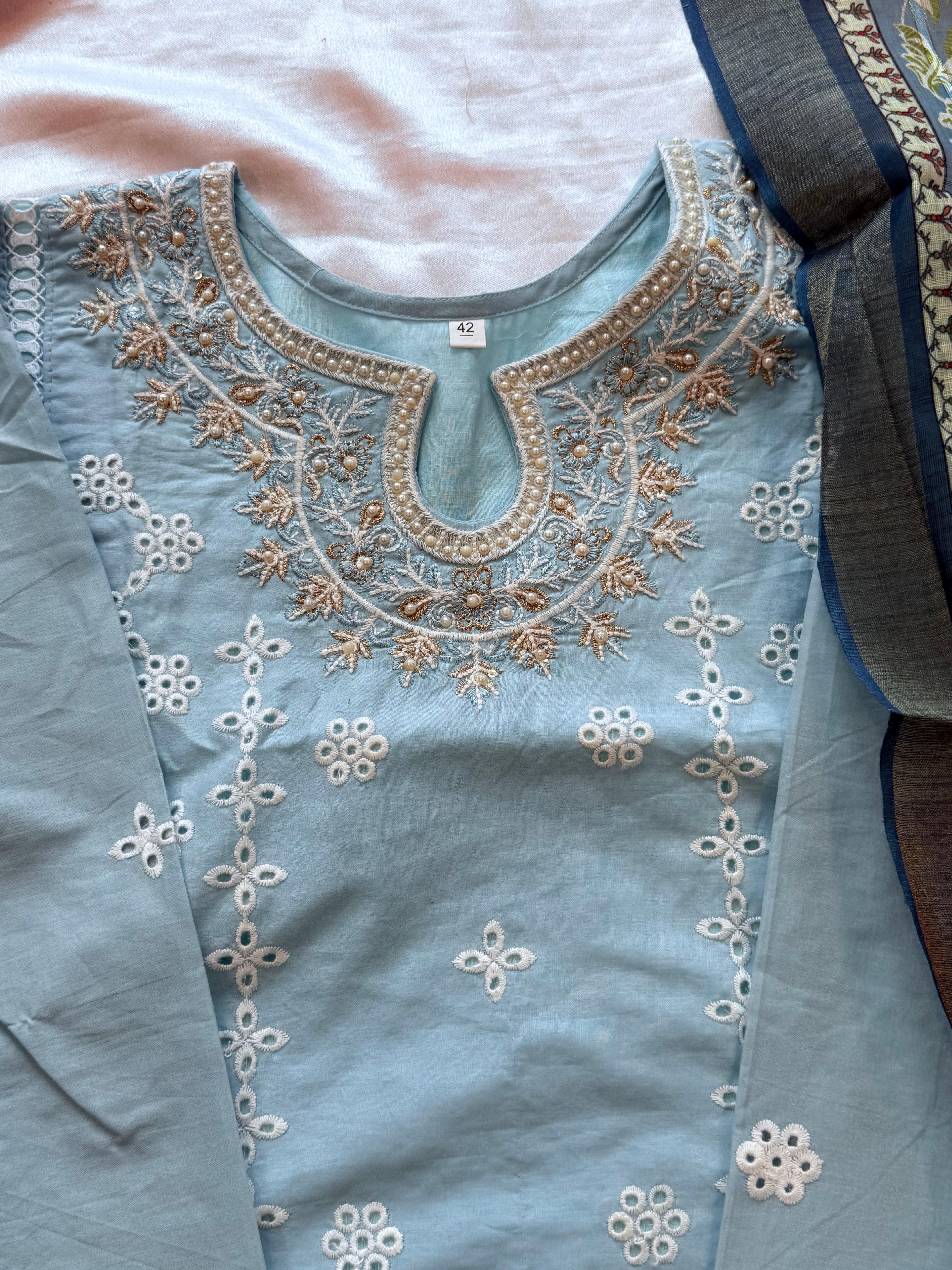 RAHI PURE COTTON EMBROIDERY SUIT 6