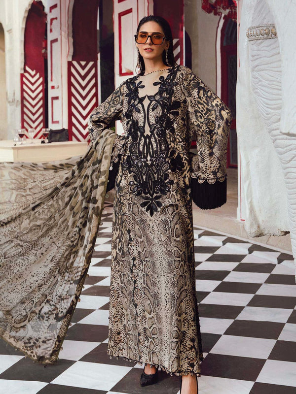 CHEETA PRINT LAWN READYMADE SUIT