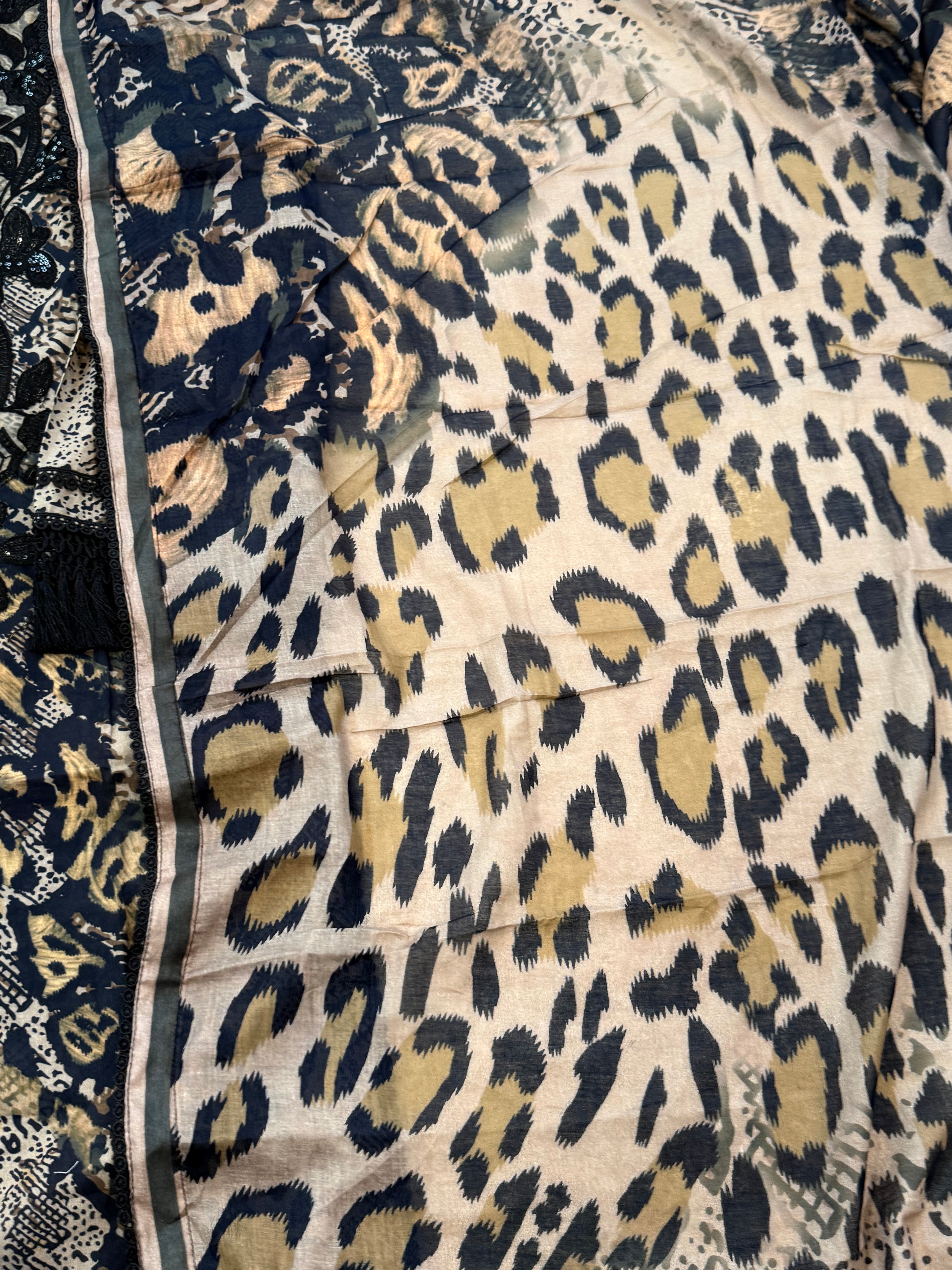 CHEETA PRINT LAWN READYMADE SUIT