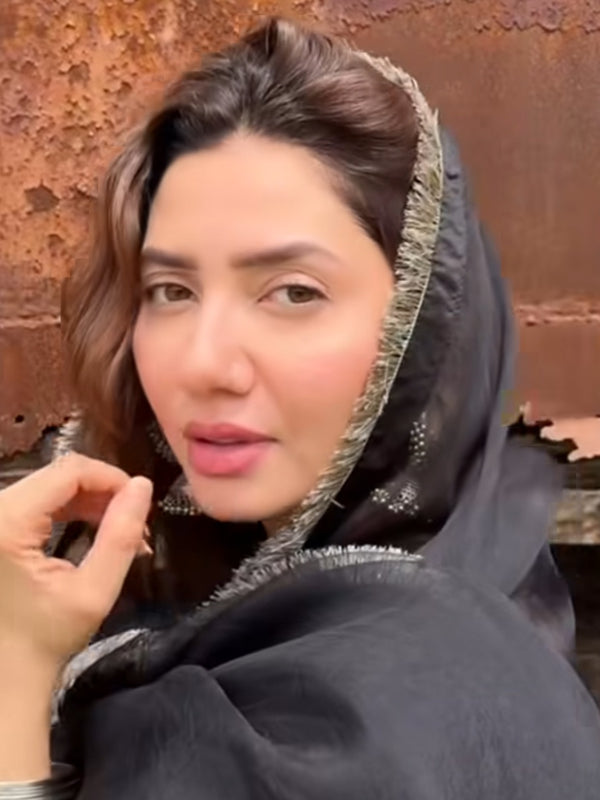 MAHIRA BLACK FARSHI SHALWAR SUIT