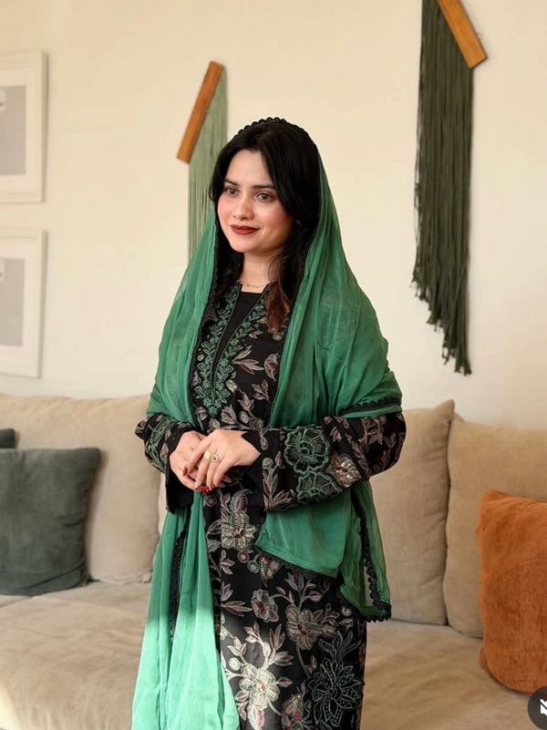 LAWN CUTWORK READYMADE SUIT 5001