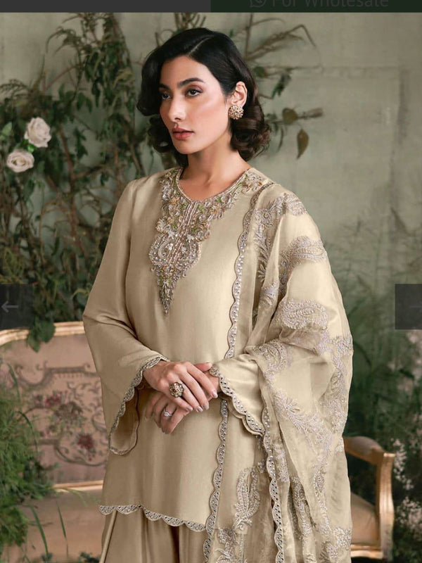 SATIN FARSHI SHALWAR SUIT 3 Q