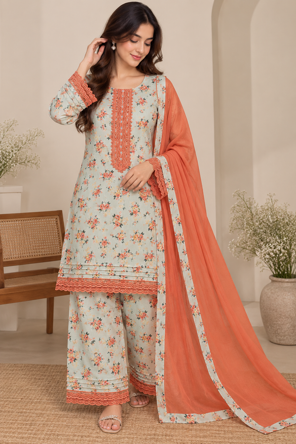 FIZA LAWN CO-ORD SET Q