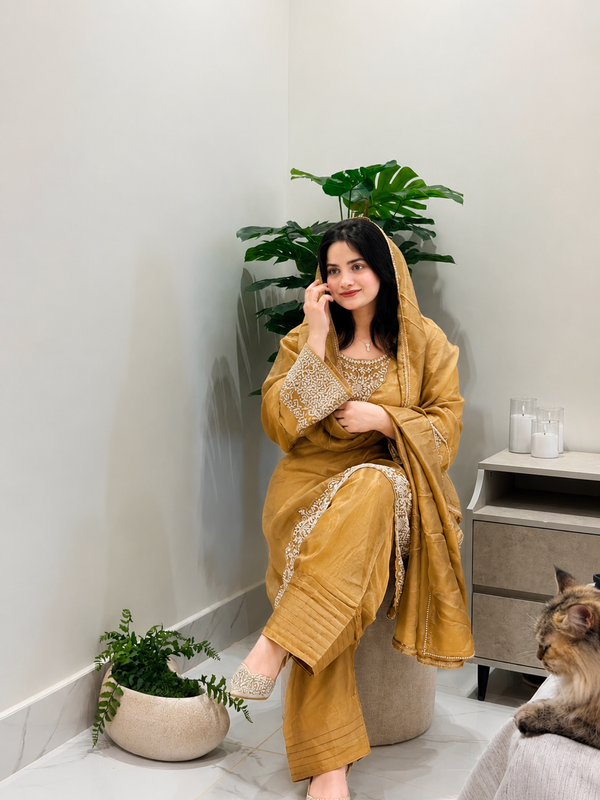 PARO GOLD FARSHI HANDWORK SUIT 1 R
