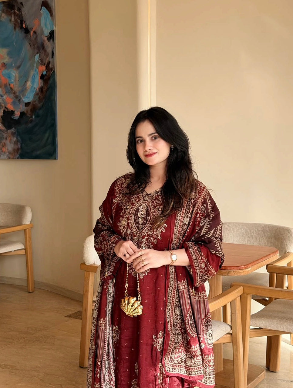 HARSHA MUSLIN READYMADE SUIT