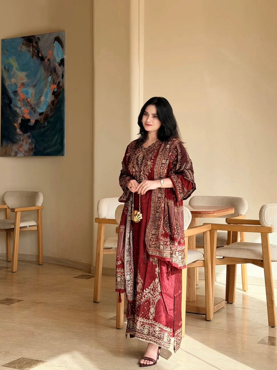 HARSHA MUSLIN READYMADE SUIT