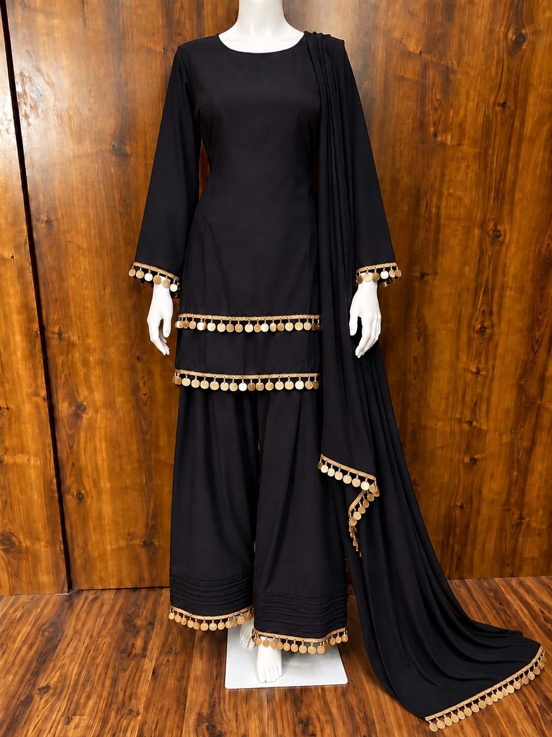 COIN SATIN FARSHI SHALWAR SUIT