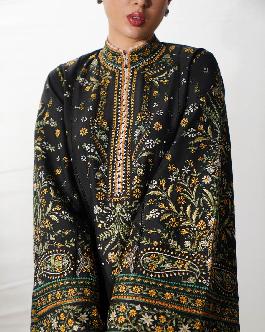 JUGNU LAWN EMBROIDERY SUIT