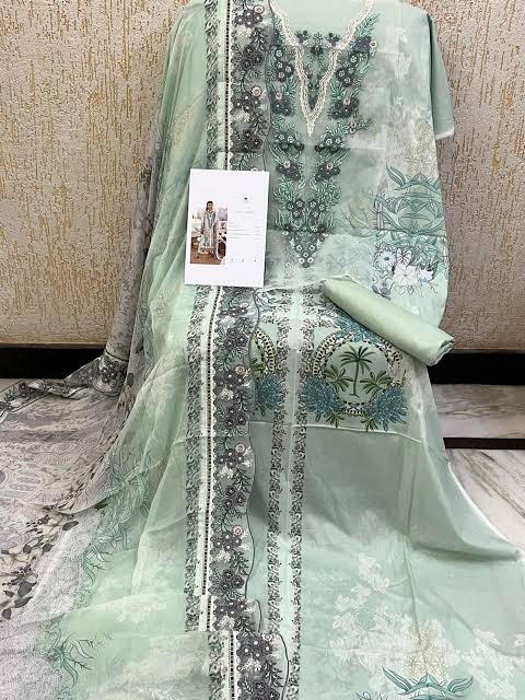 JADE FLORA LAWN SUIT 2 Q