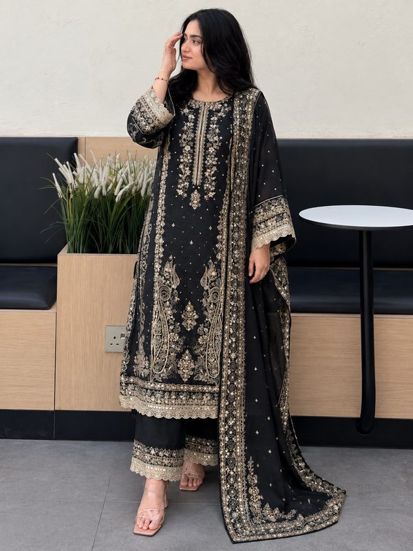 RAHI MUSLIN READYMADE SUIT 11