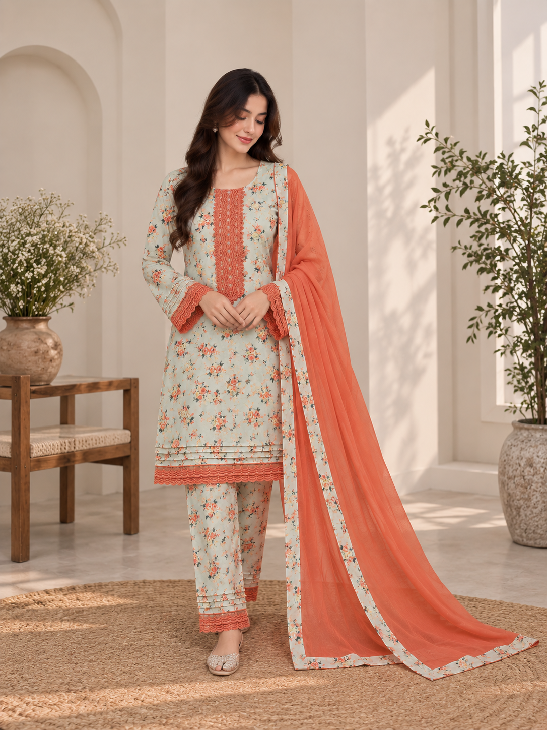 FIZA LAWN CO-ORD SET