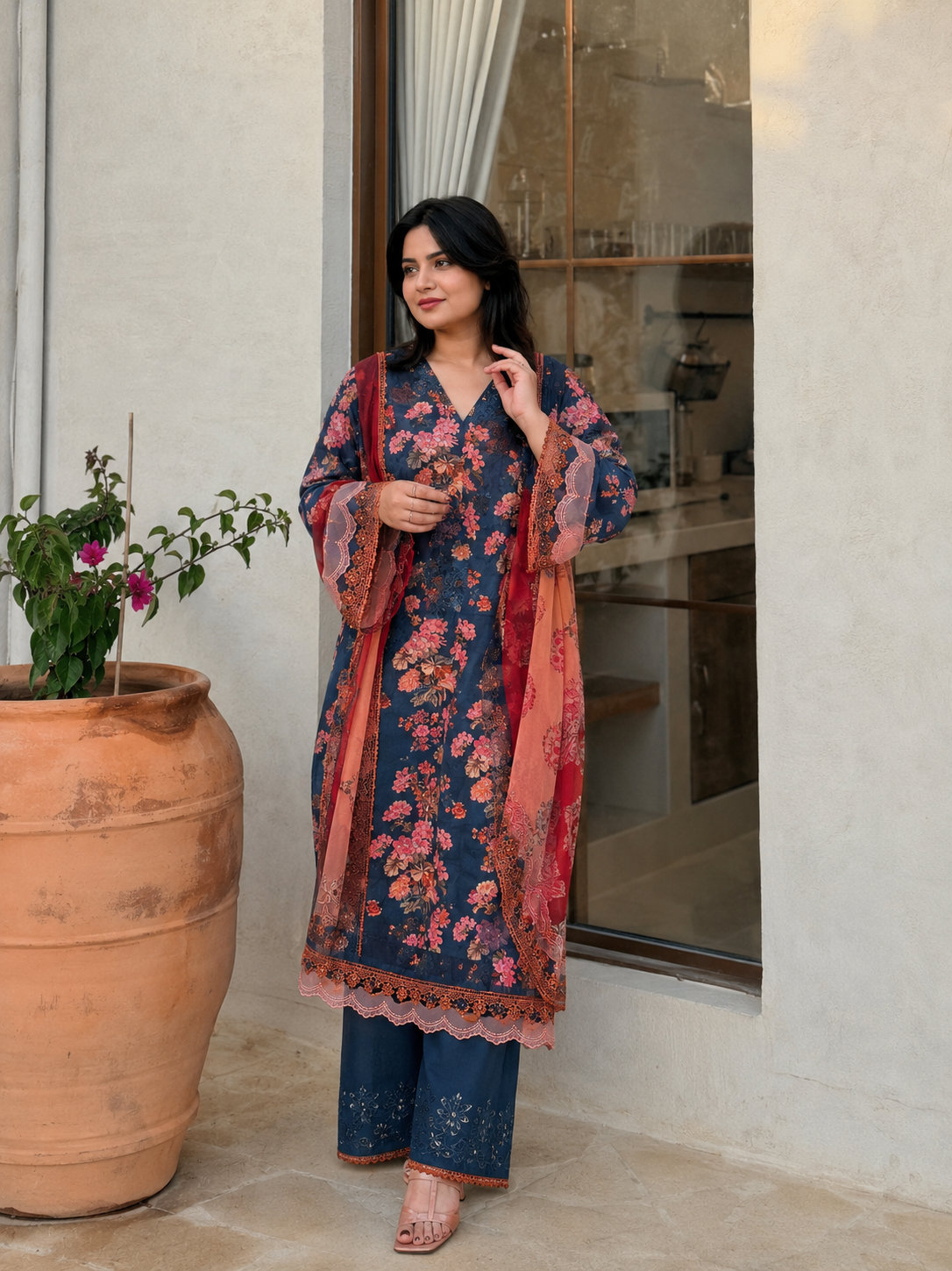 HARSHA PATCH READYMADE SUIT