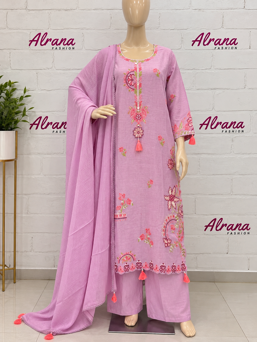 SOUTH COTTON READYMADE EMBROIDERY SUIT 2 Q