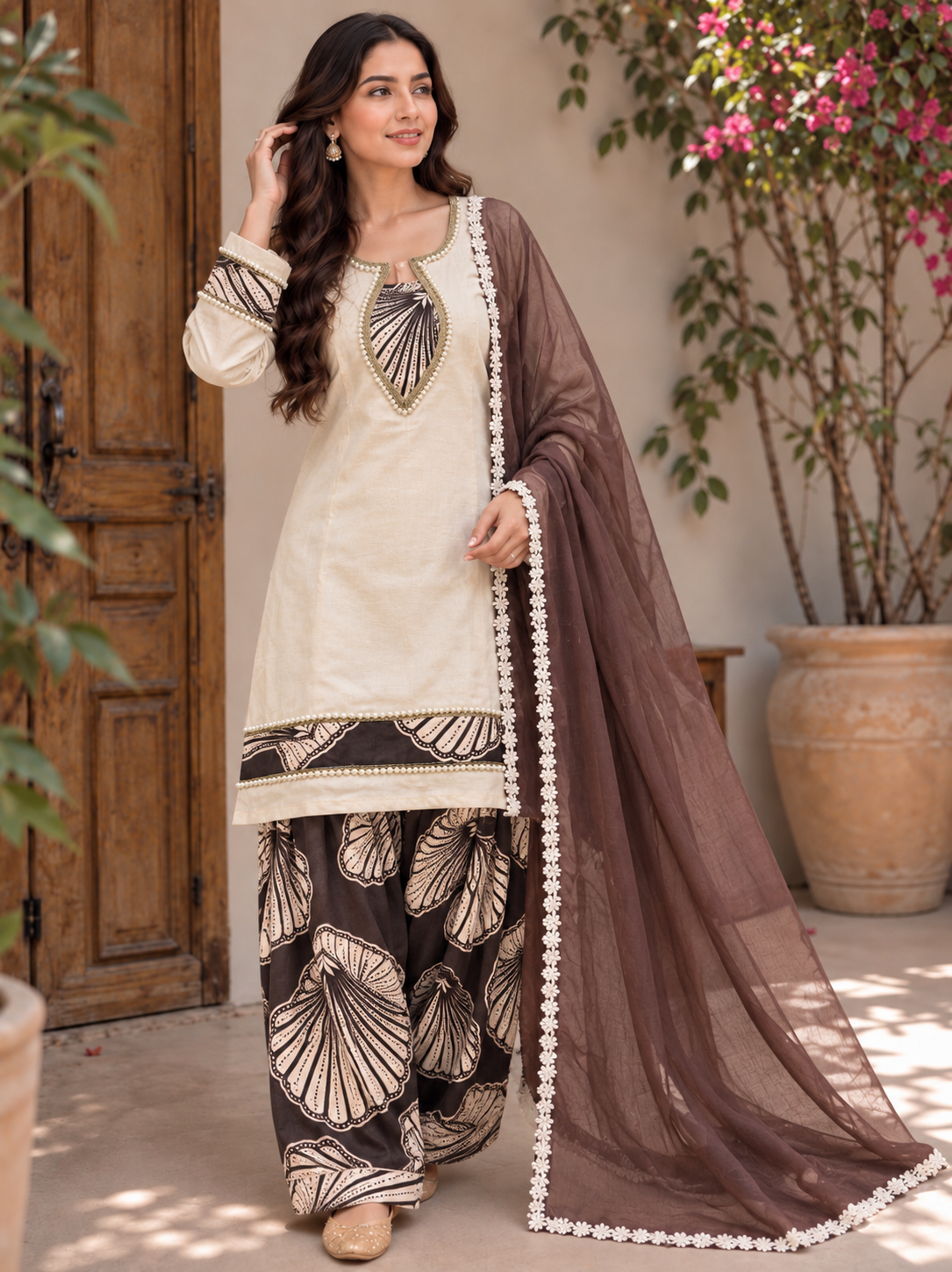 SHELL FARSHI SHALWAR SUIT