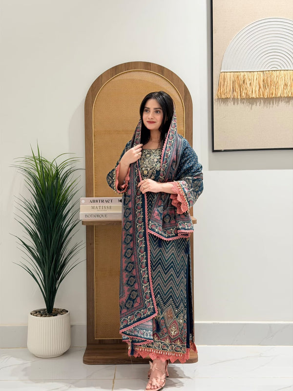 HARSHA MUSLIN READYMADE SUIT 6