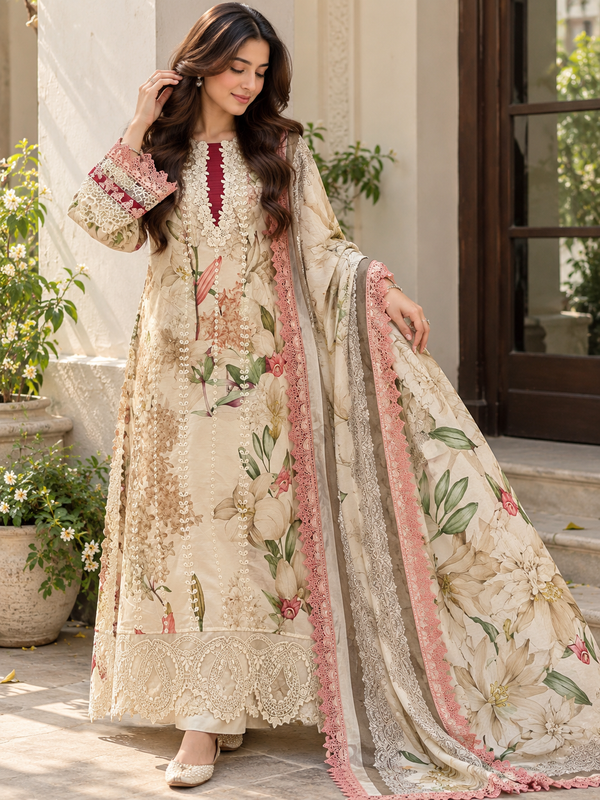MARIA LAWN PATCH READYMADE SUIT