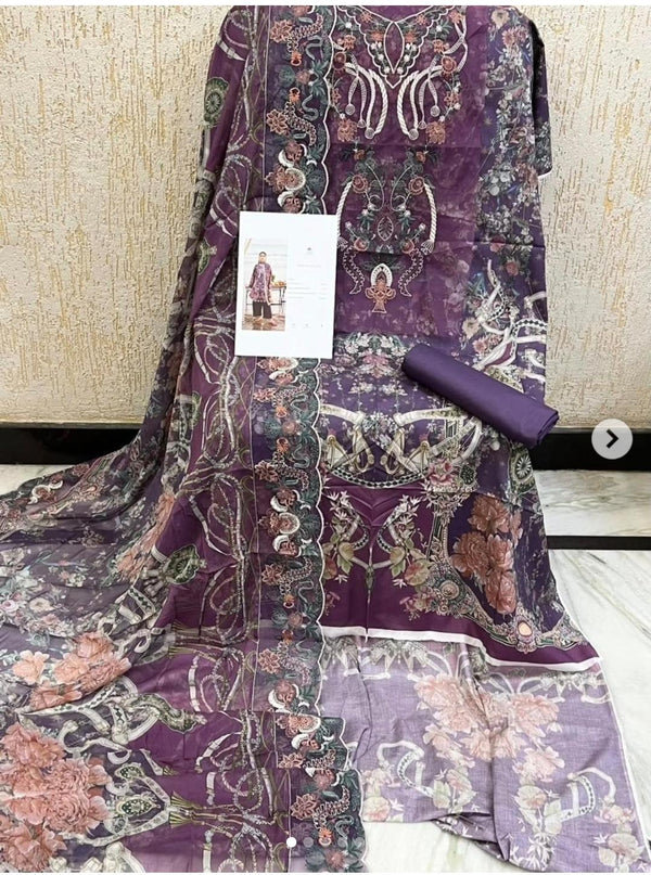 JADE FLORA LAWN SUIT 7 Q