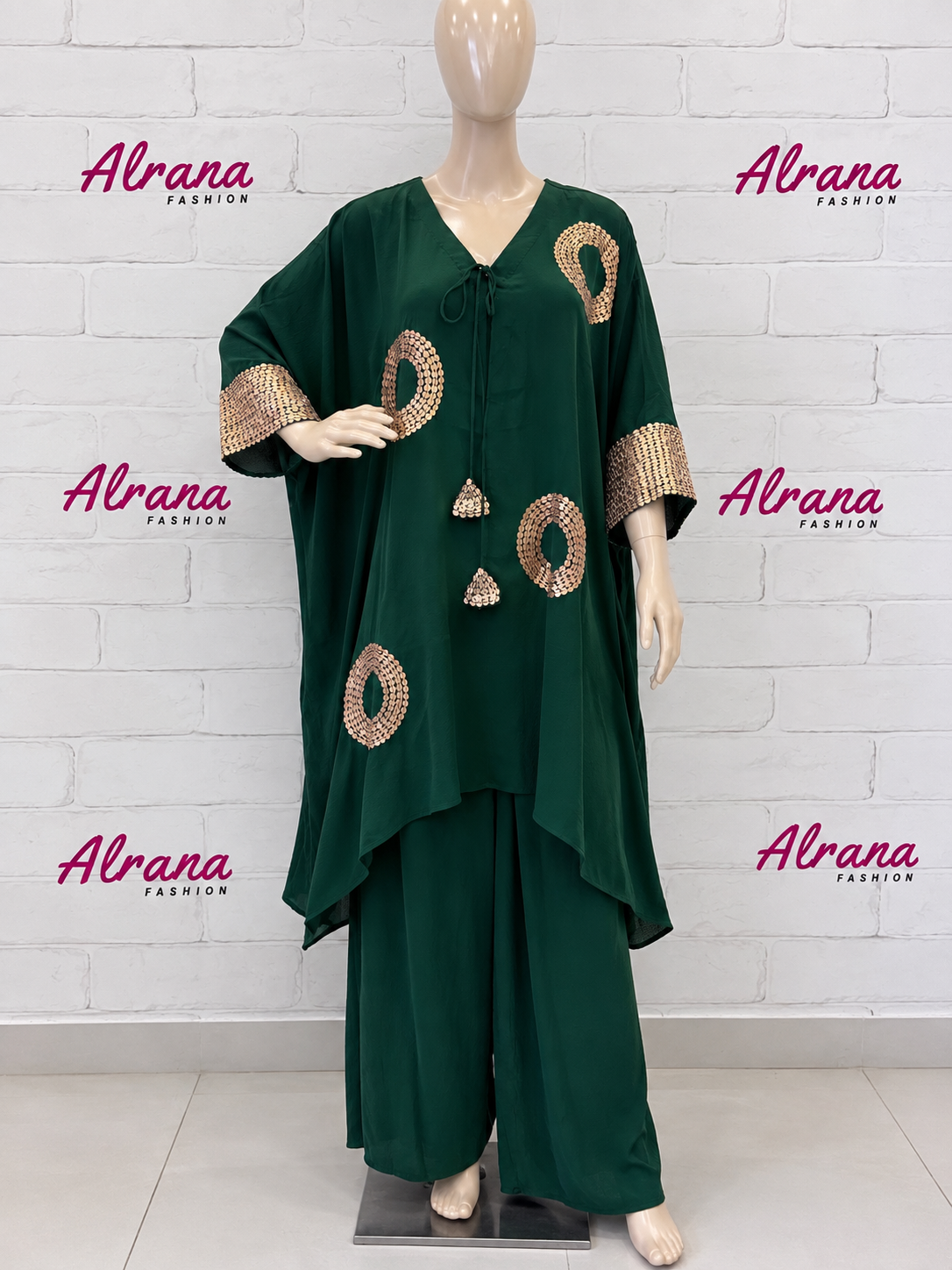 NAQSH CREPE KAFTAN READYMADE SUIT 1 Q