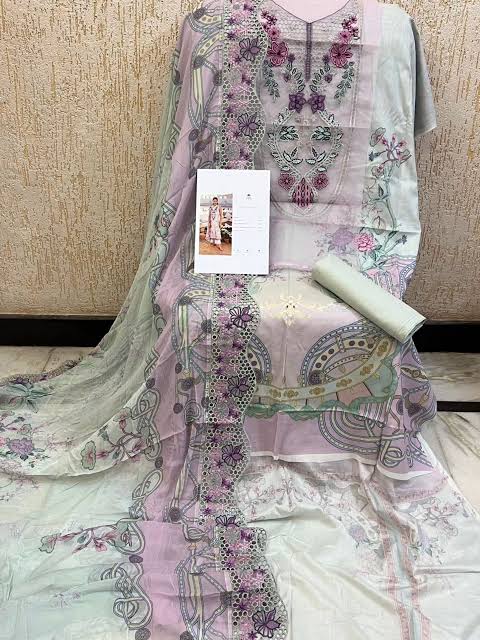 JADE FLORA LAWN SUIT 3Q