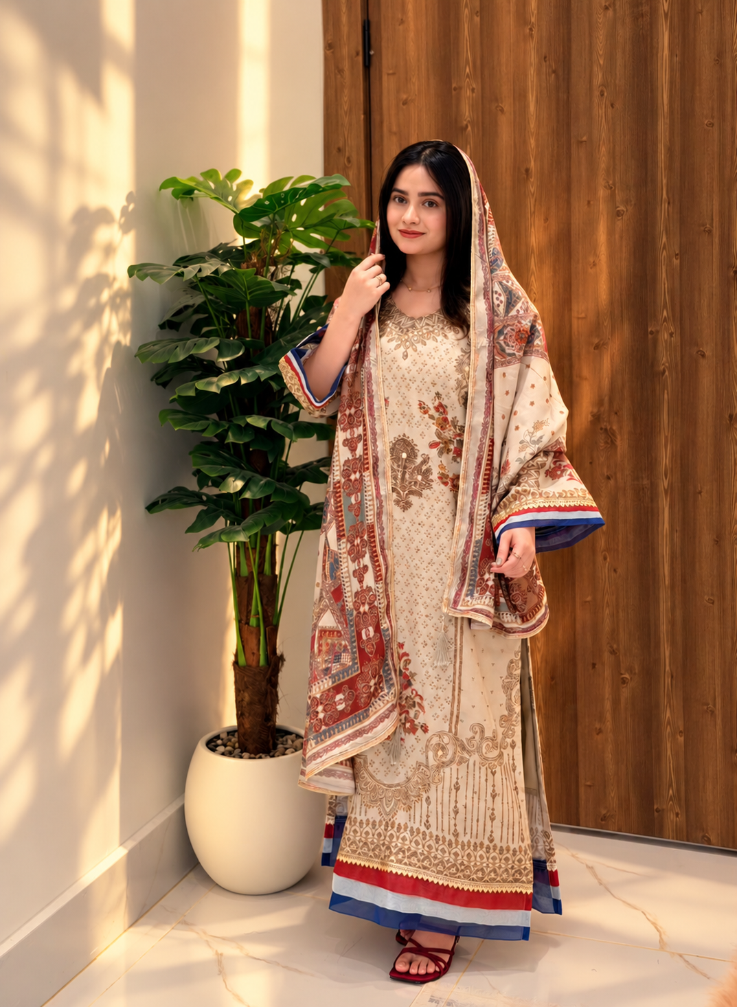 HARSHA MUSLIN READYMADE SUIT 9