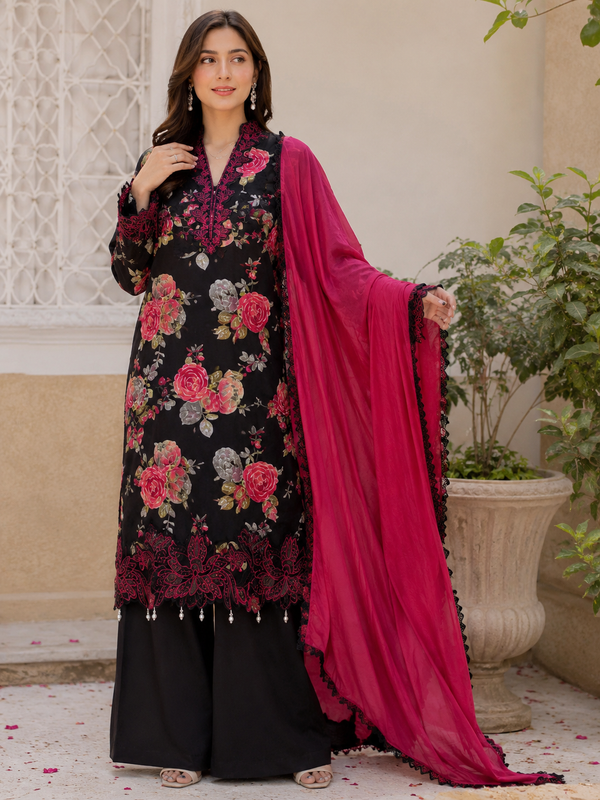 PURE LAWN CUTWORK READYMADE SUIT 1 Q