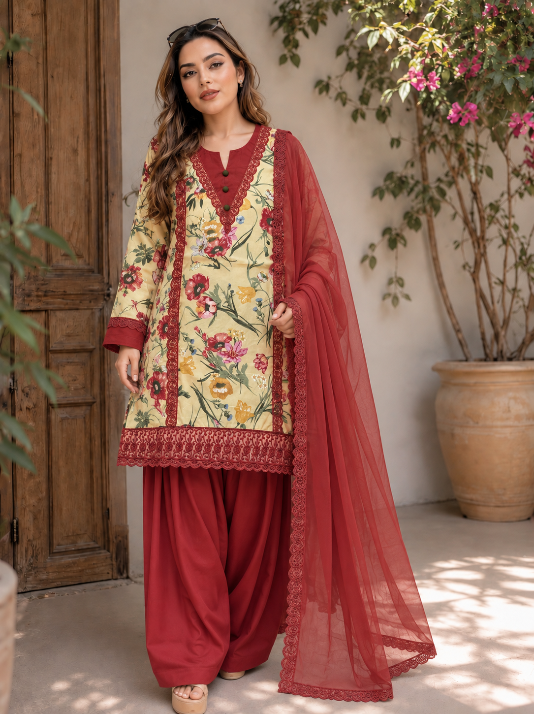 AIZA FARSHI SHALWAR SUIT 4
