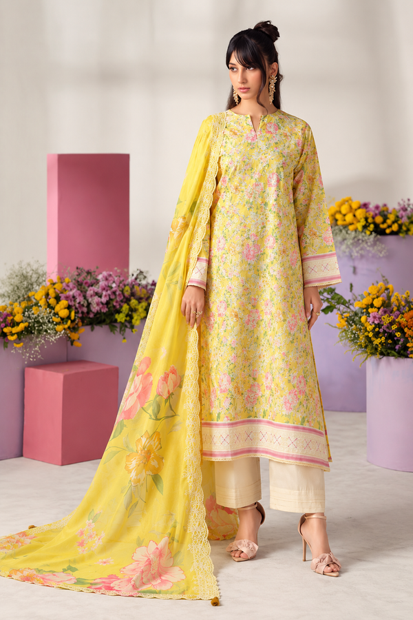 FIZA LAWN EMBROIDERY SUIT 4 Q
