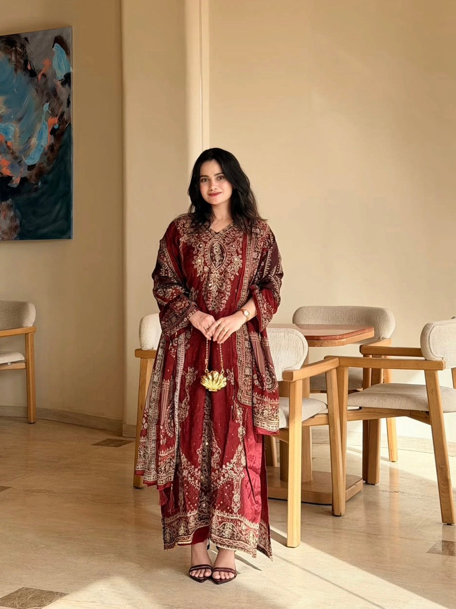 HARSHA MUSLIN READYMADE SUIT