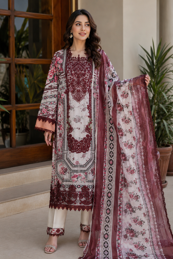 ELAF COTTON PATCH READYMADE SUIT