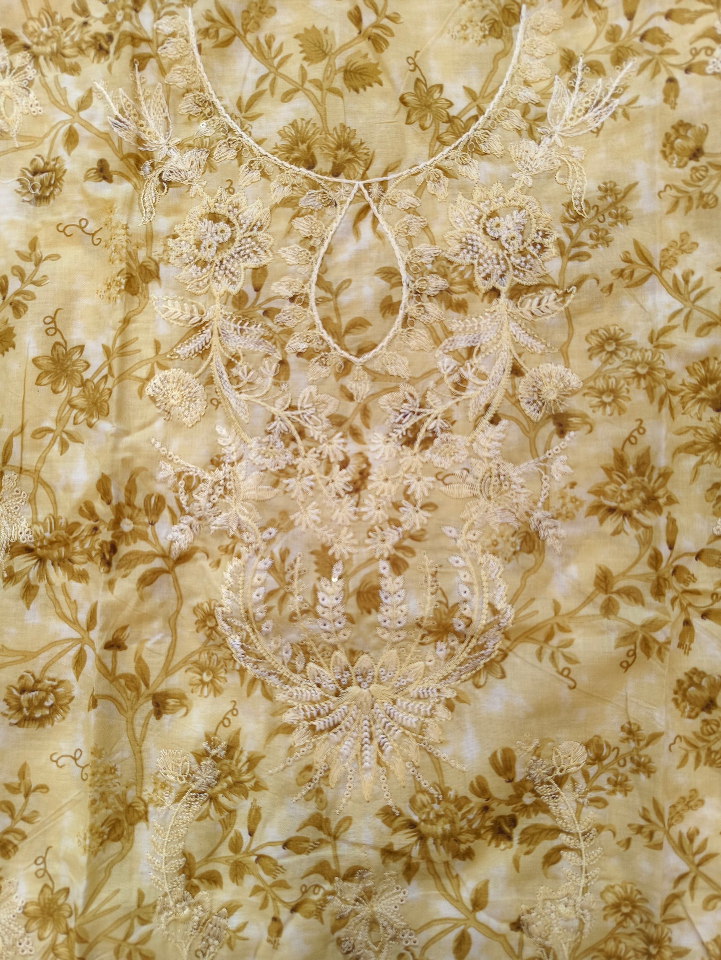 OMBRE CHIKANKARI PATCH  SUIT 6