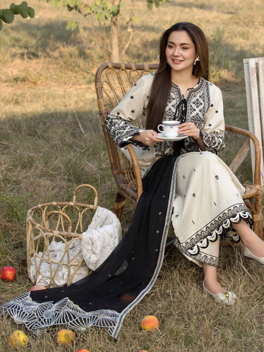 HANIA LAWN EMBROIDERY SUIT Q