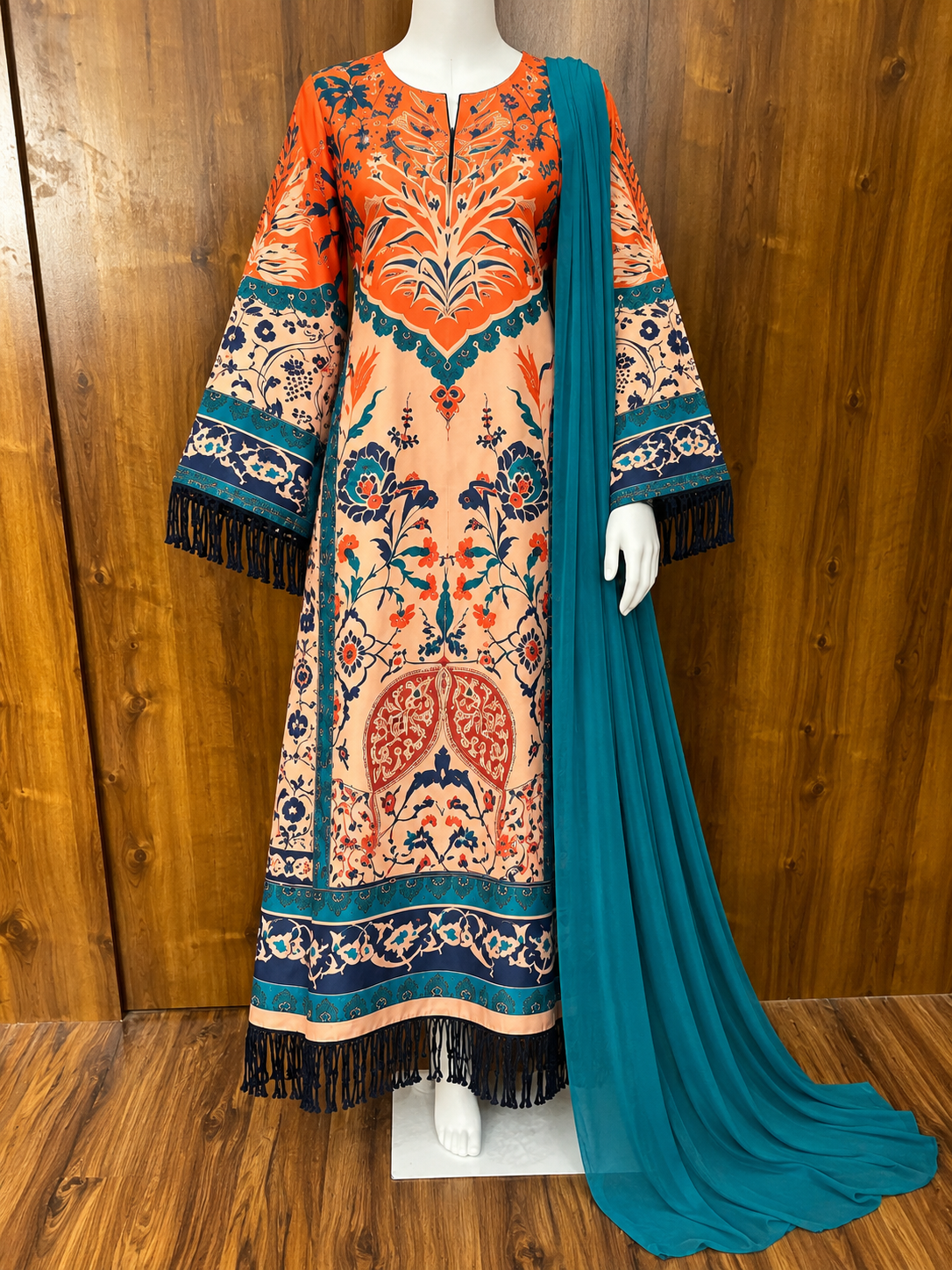 HARSHA SATIN KAFTAN SUIT 2