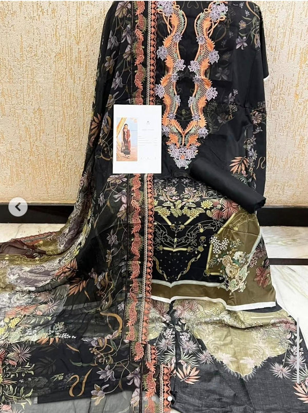 JADE FLORA LAWN SUIT 1 Q