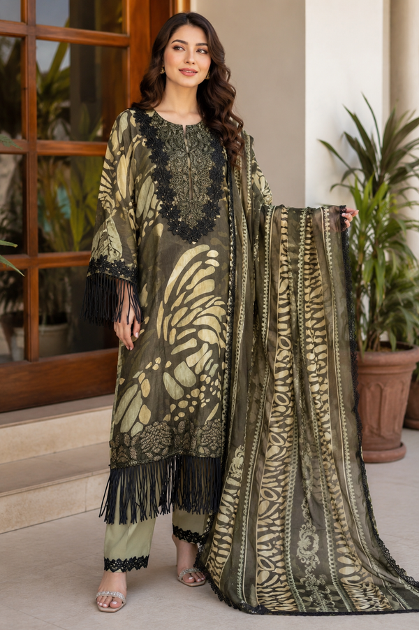 MARIA B COTTON PATCH READYMADE SUIT 6